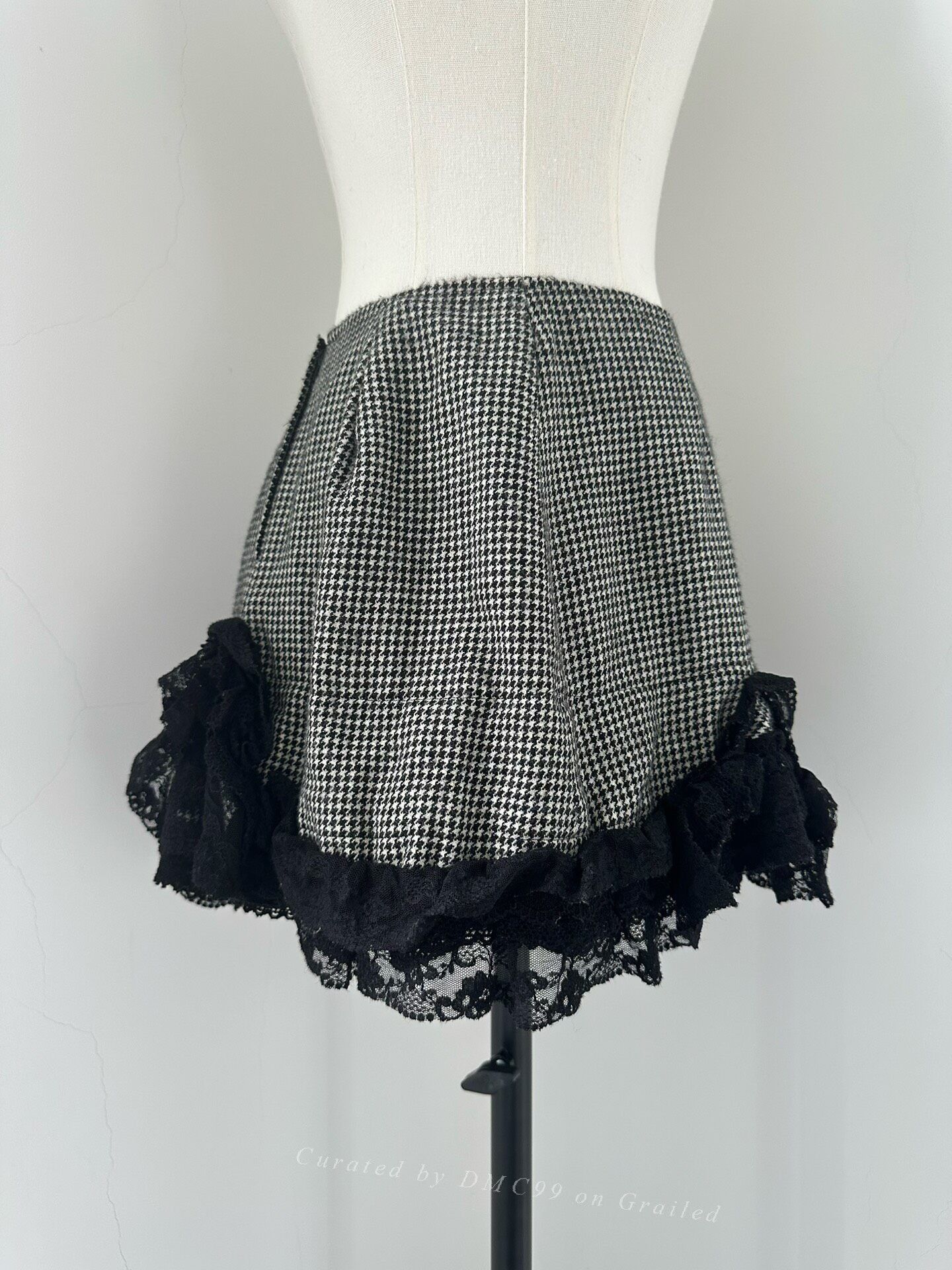 Junya Watanabe Junya Watanabe 2005 Lace Hem Skirt Size 33" - 6 Thumbnail
