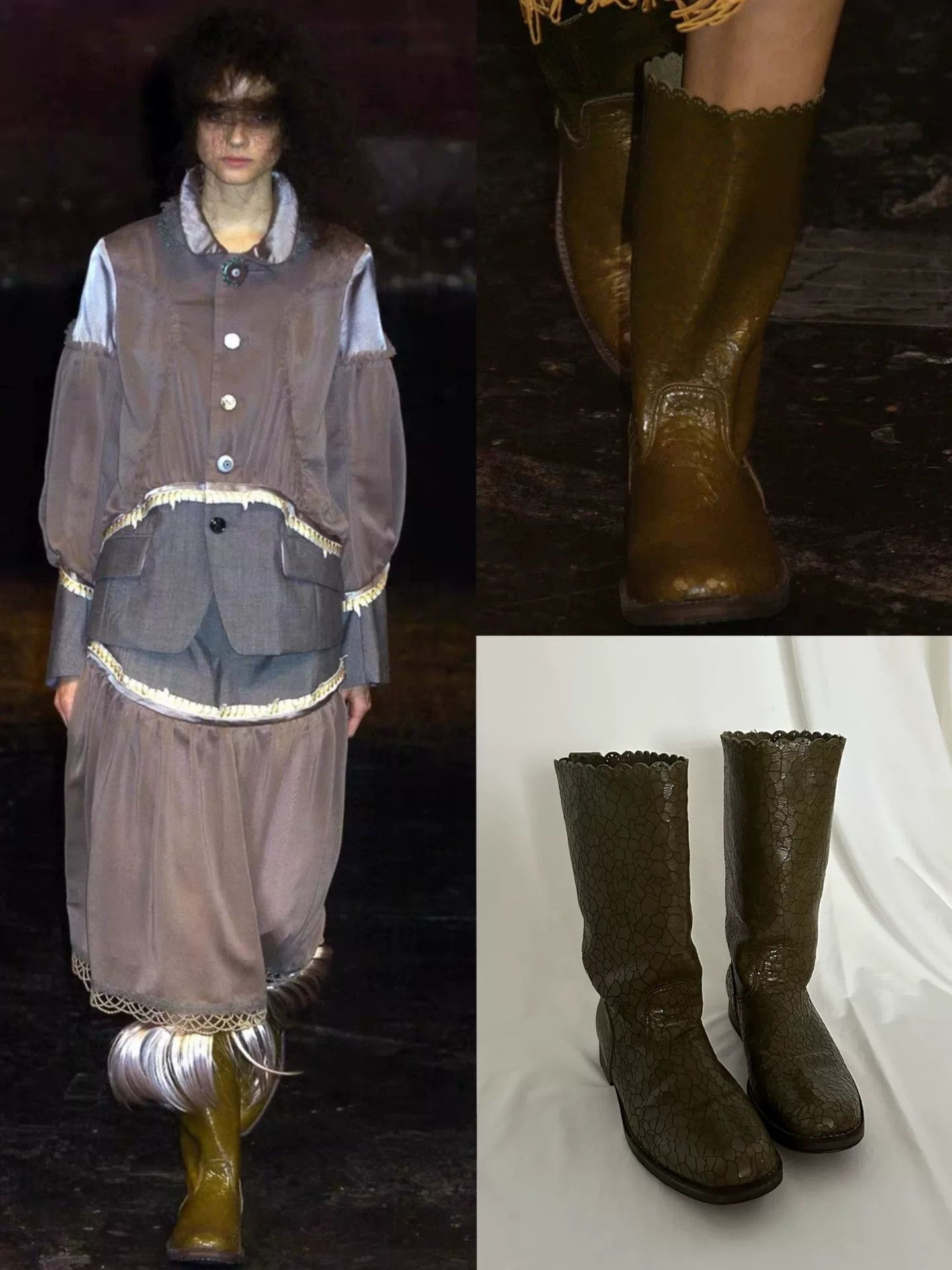 Jun Takahashi Undercover 2006 But Beautiful Runway Boots Size US 7 / EU 40 - 9 Thumbnail