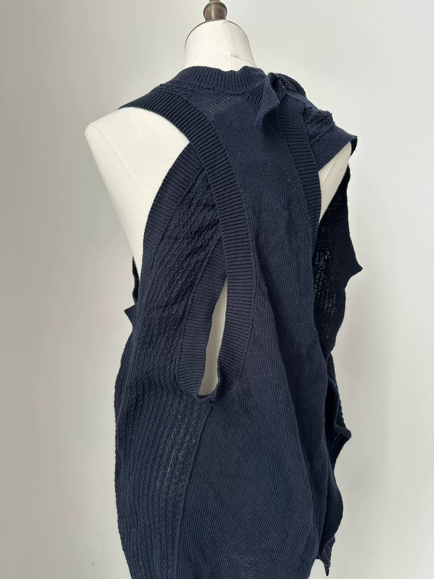 Yohji Yamamoto Yohji Yamamoto Y's Deconstructed Vest Size L / US 10 / IT 46 - 4 Thumbnail