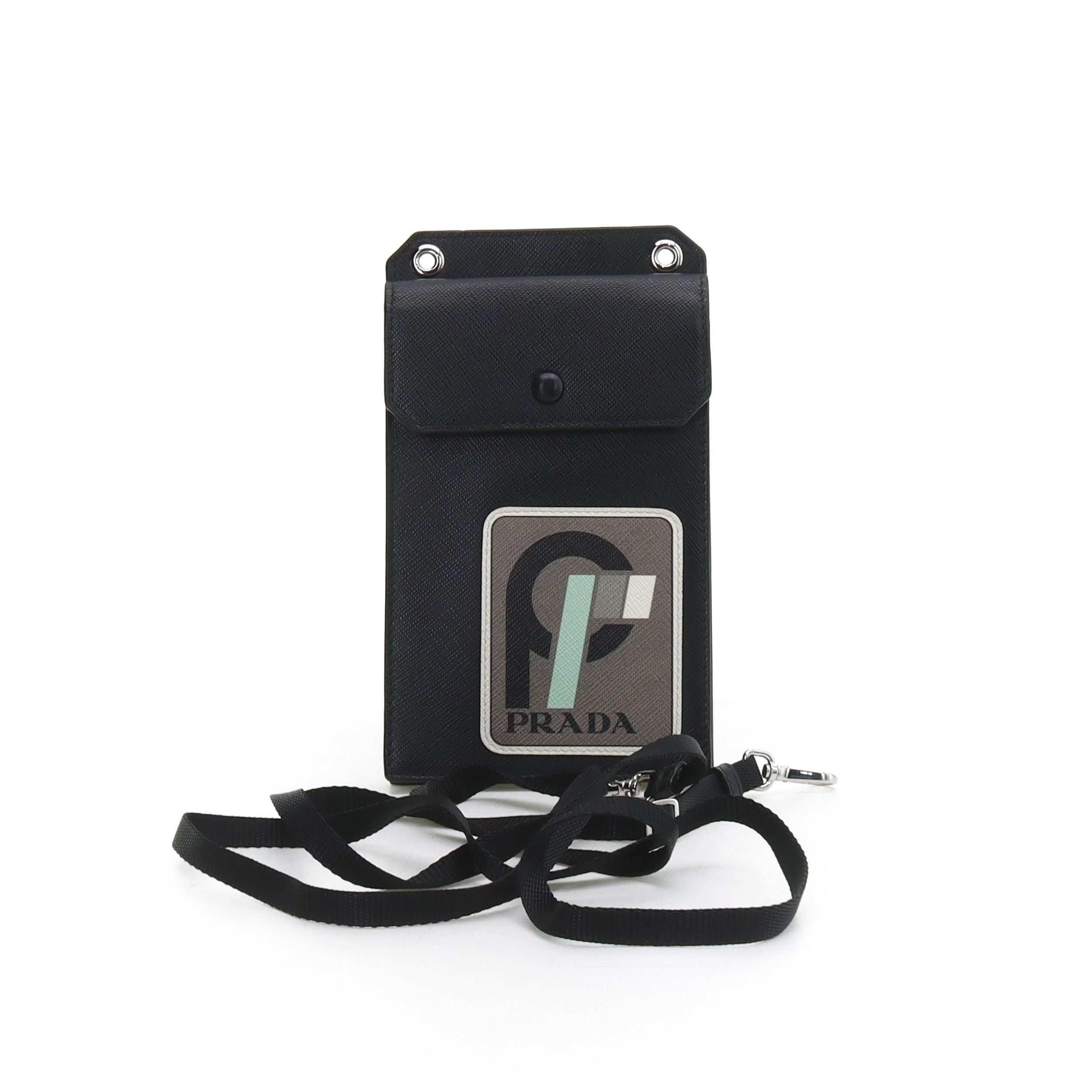 Prada Sleek Black Phone Bag Size ONE SIZE - 5 Thumbnail