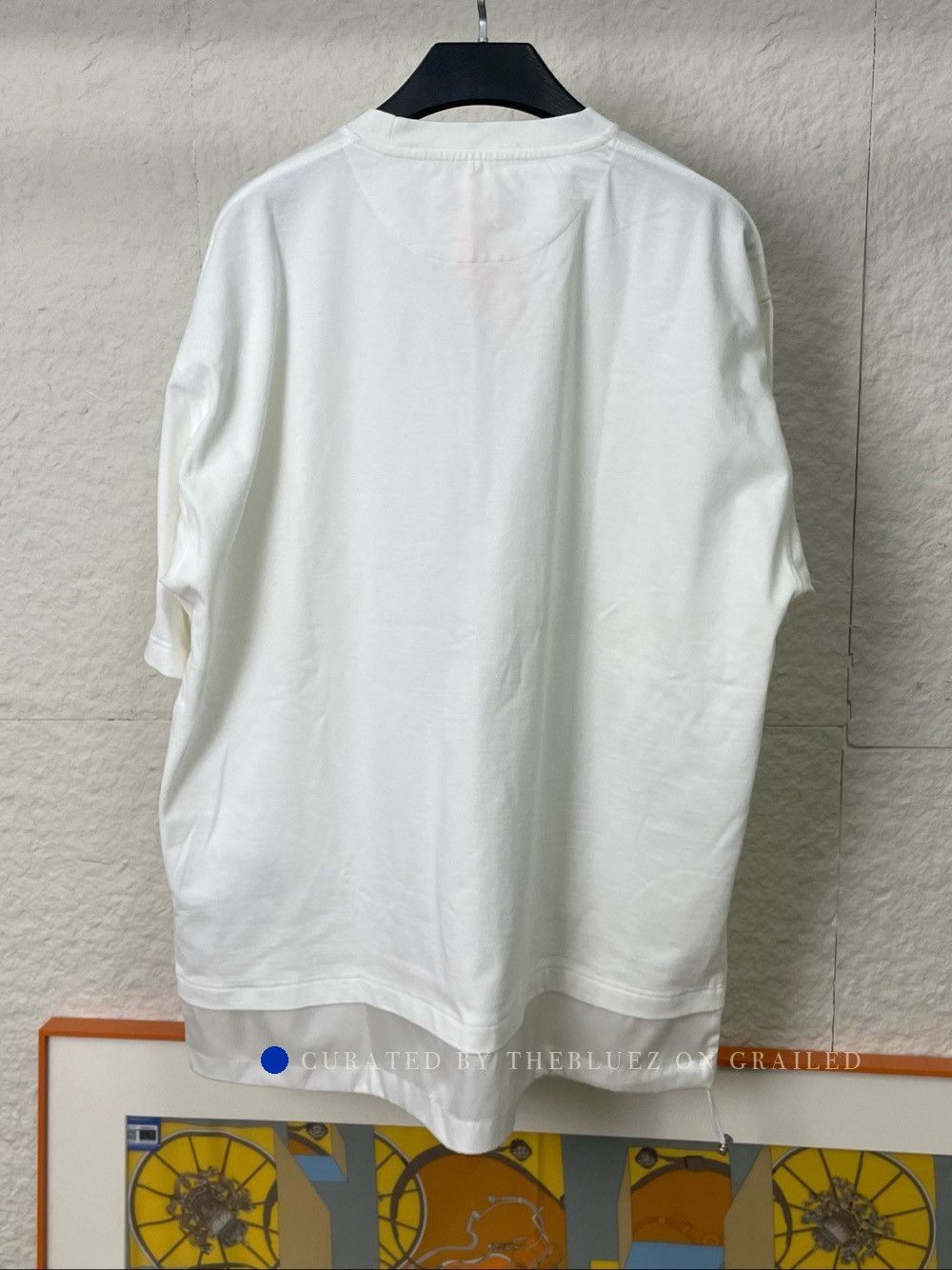 Prada Minimalist Logo T-Shirt in White Size US XL / EU 56 / 4 - 2 Thumbnail