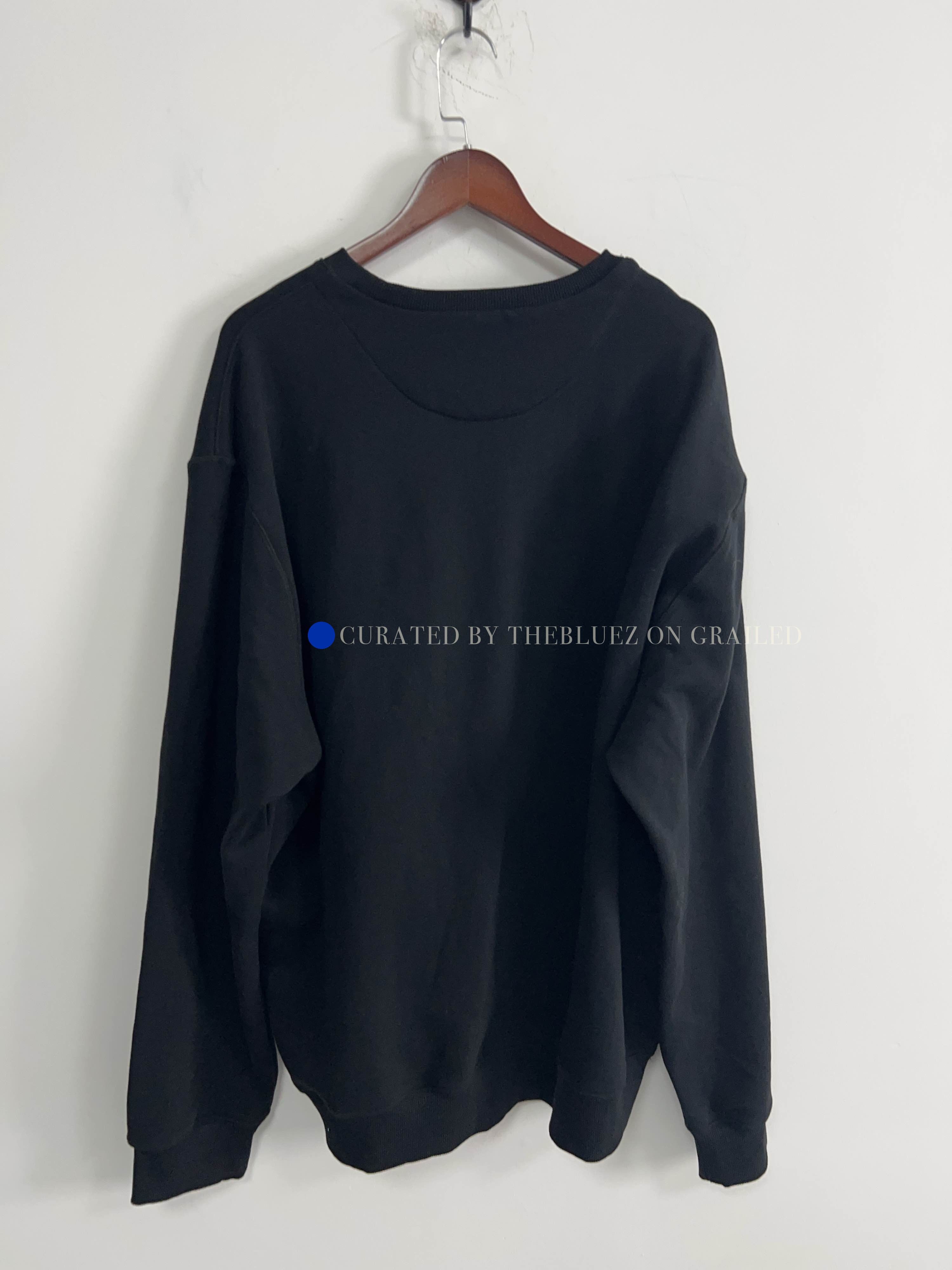 Prada Black Metal Logo Sweatshirt in XL Size US XL / EU 56 / 4 - 2 Thumbnail