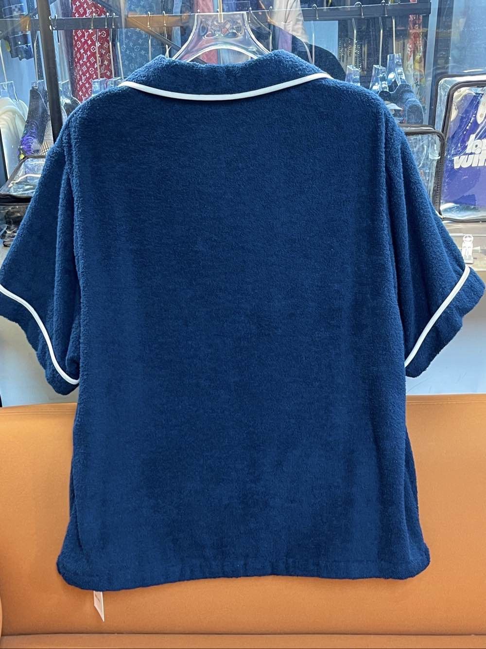 Prada Terry Logo Polo in Blue - Size XL Size US XL / EU 56 / 4 - 2 Thumbnail