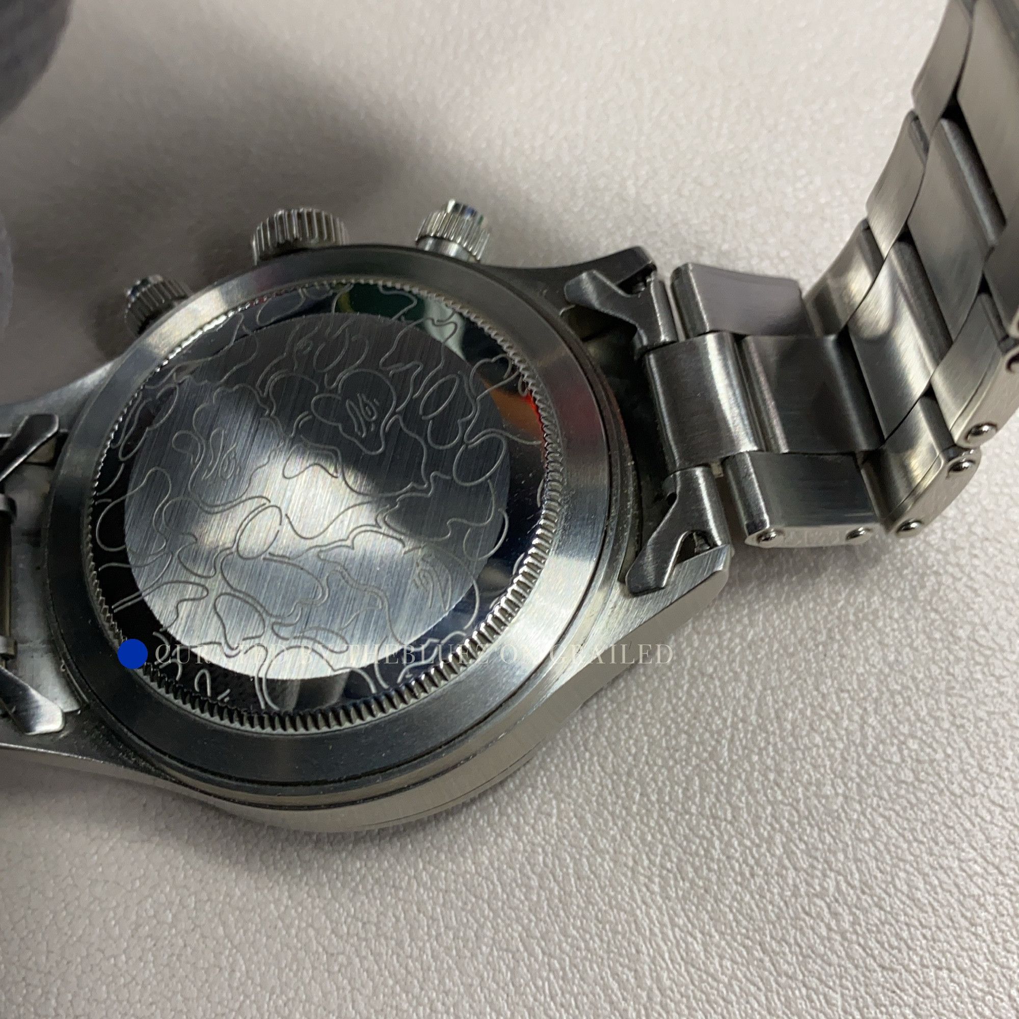 Bape Silver BAPEX Type 4 Arabic Dial Watch Size ONE SIZE - 12 Thumbnail