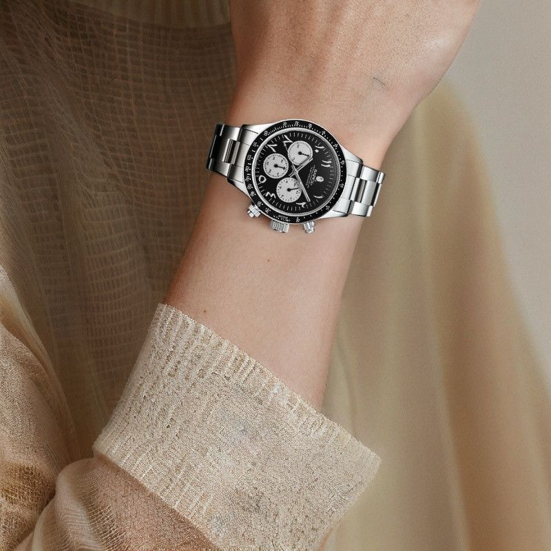 Bape Silver BAPEX Type 4 Arabic Dial Watch Size ONE SIZE - 13 Thumbnail