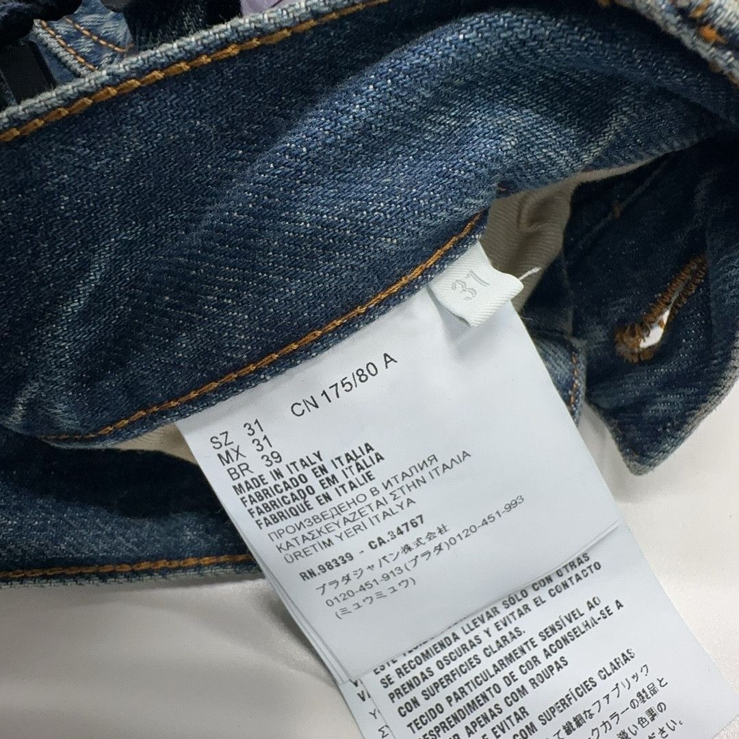 Prada Classic Blue Denim Jeans Size US 32 / EU 48 - 5 Thumbnail