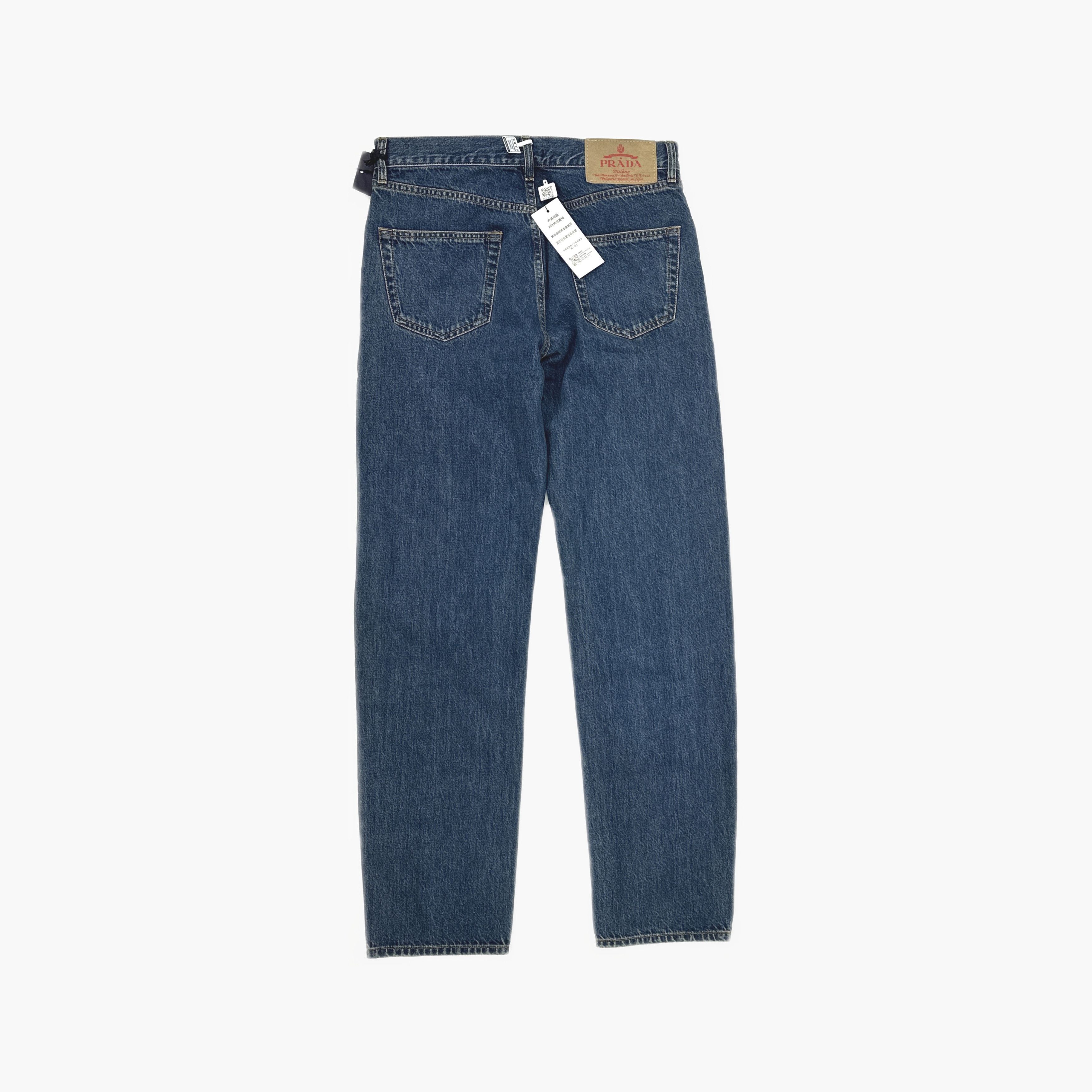Prada Classic Blue Denim Jeans Size US 32 / EU 48 - 2 Thumbnail