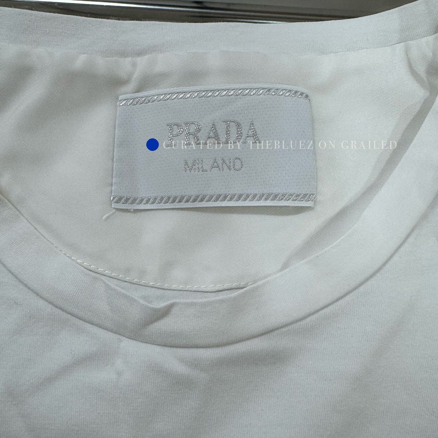 Prada Logo Patch Long Sleeve Tee Size US L / EU 52-54 / 3 - 3 Thumbnail