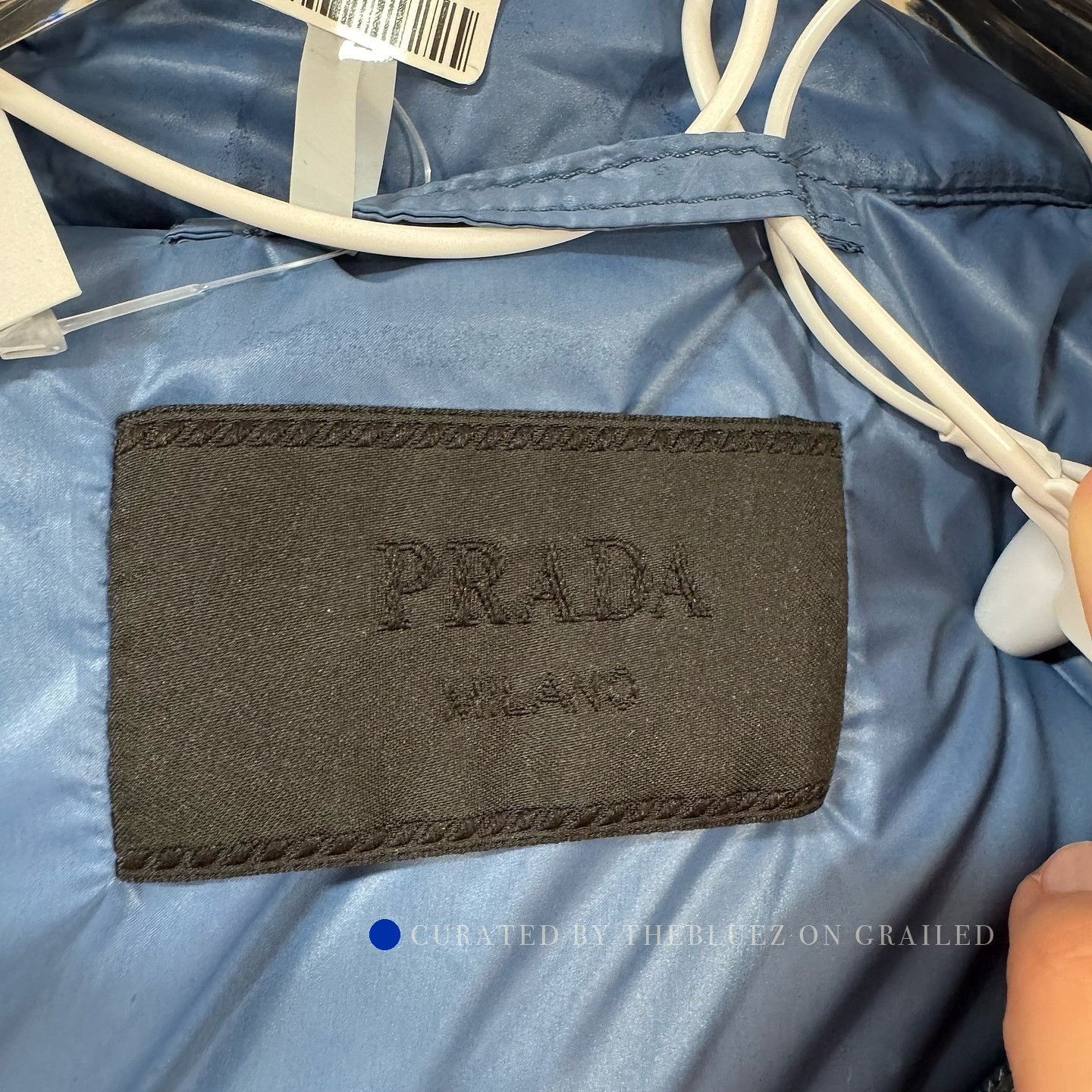 Prada Stylish Blue Puffer Vest in Size L Size US L / EU 52-54 / 3 - 3 Thumbnail