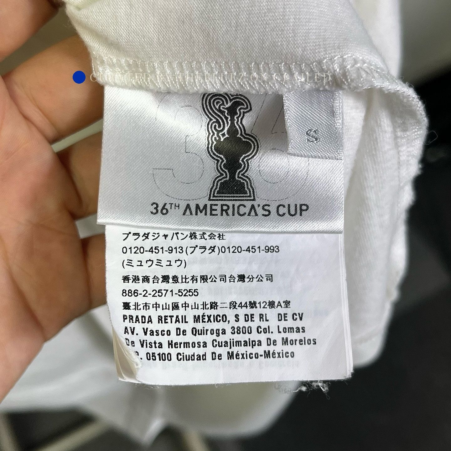 Prada Vintage America's Cup Graphic Tee Size US S / EU 44-46 / 1 - 4 Thumbnail