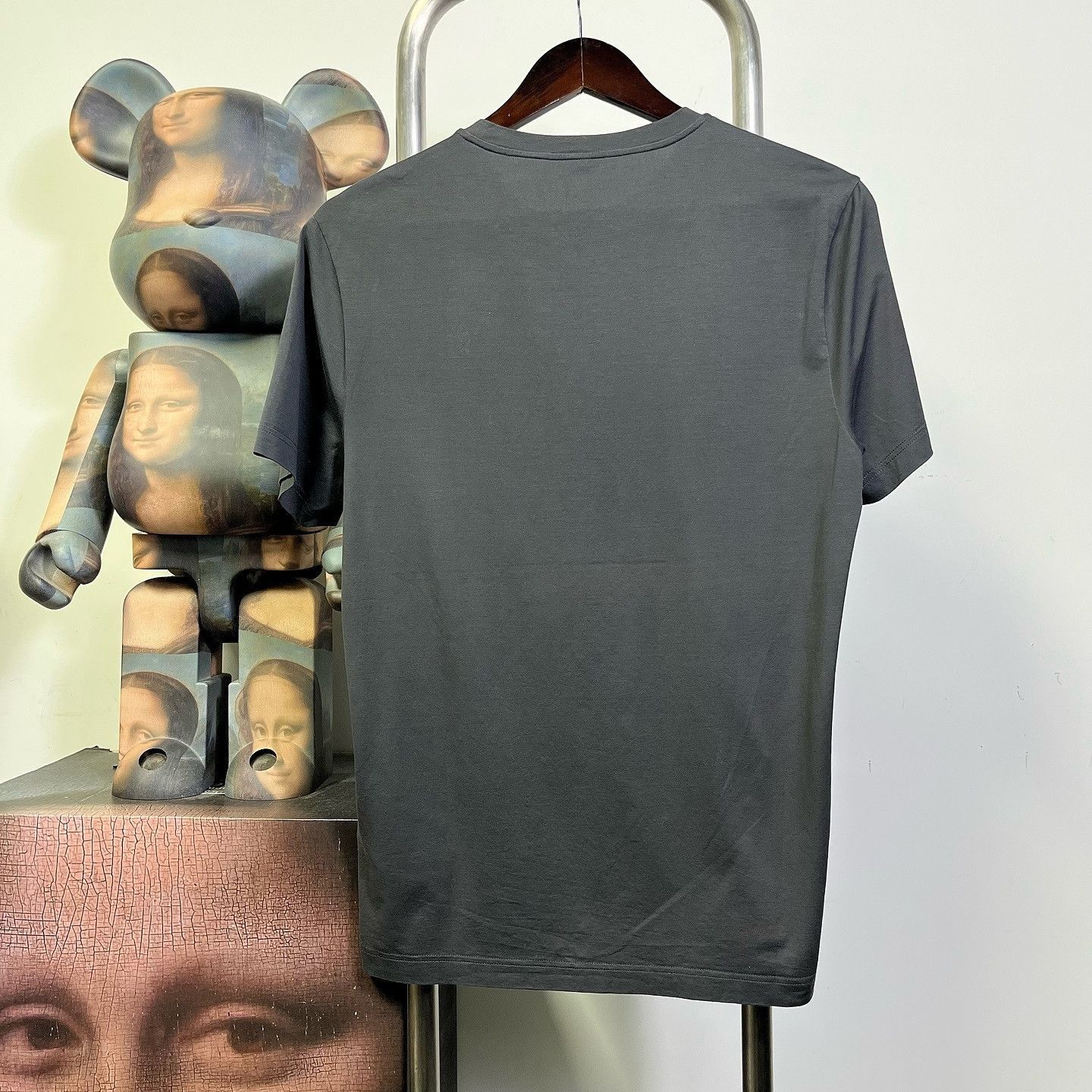 Prada Logo Print Gray T-Shirt in Size M Size US M / EU 48-50 / 2 - 2 Thumbnail