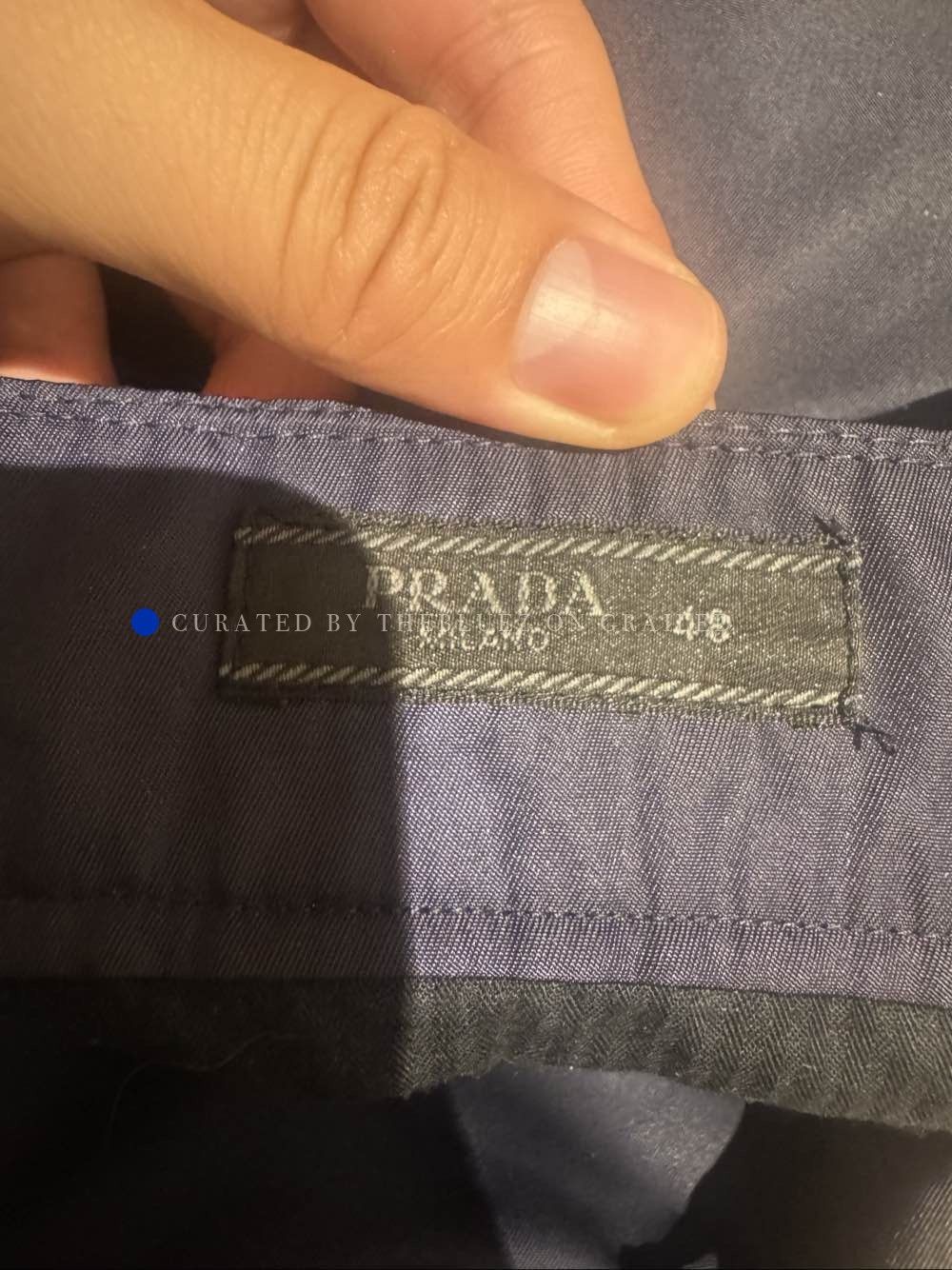 Prada Stylish Logo Patch Blue Shorts Size 32 Size US 32 / EU 48 - 3 Thumbnail