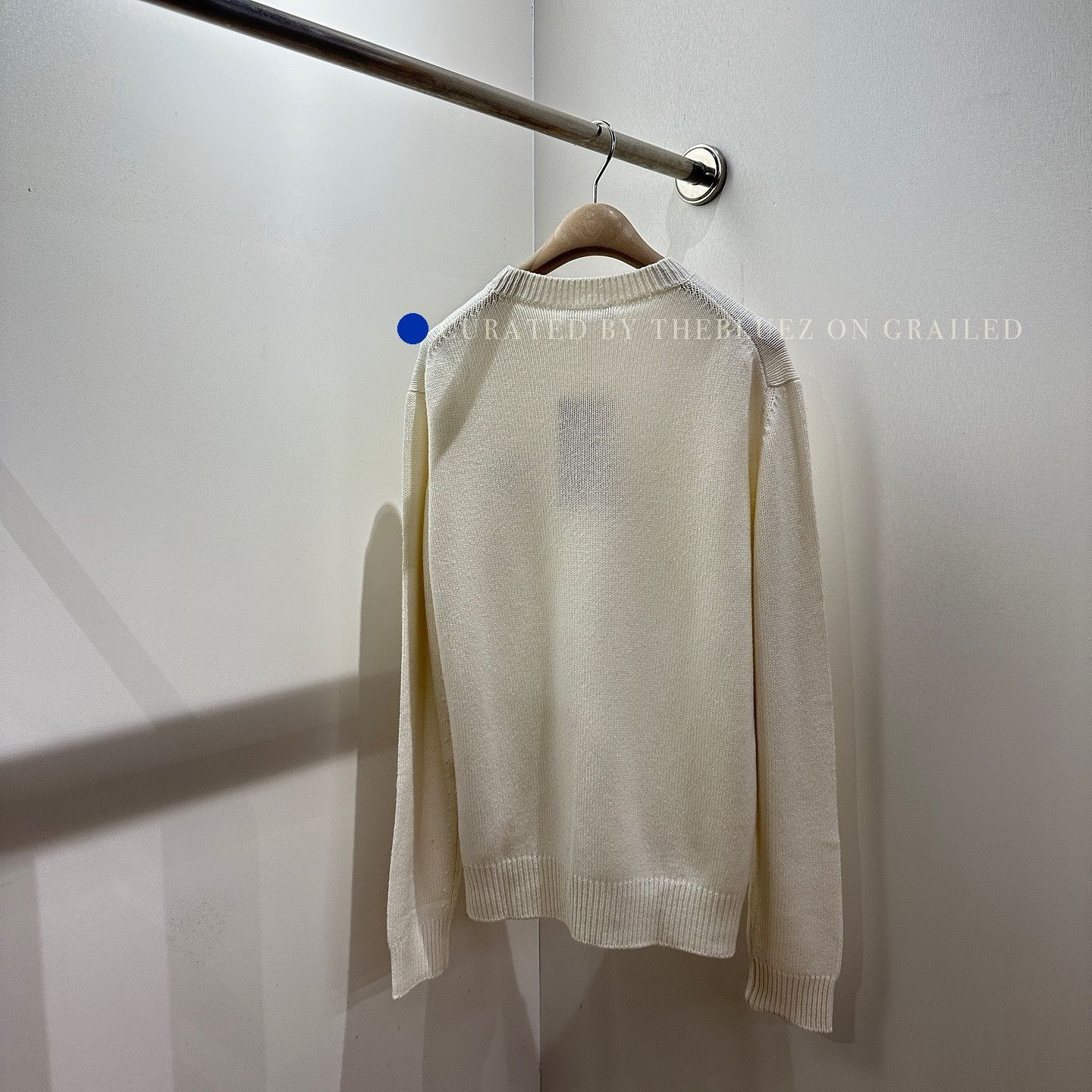 Prada Cashmere Crewneck Sweater in White Size US S / EU 44-46 / 1 - 2 Thumbnail