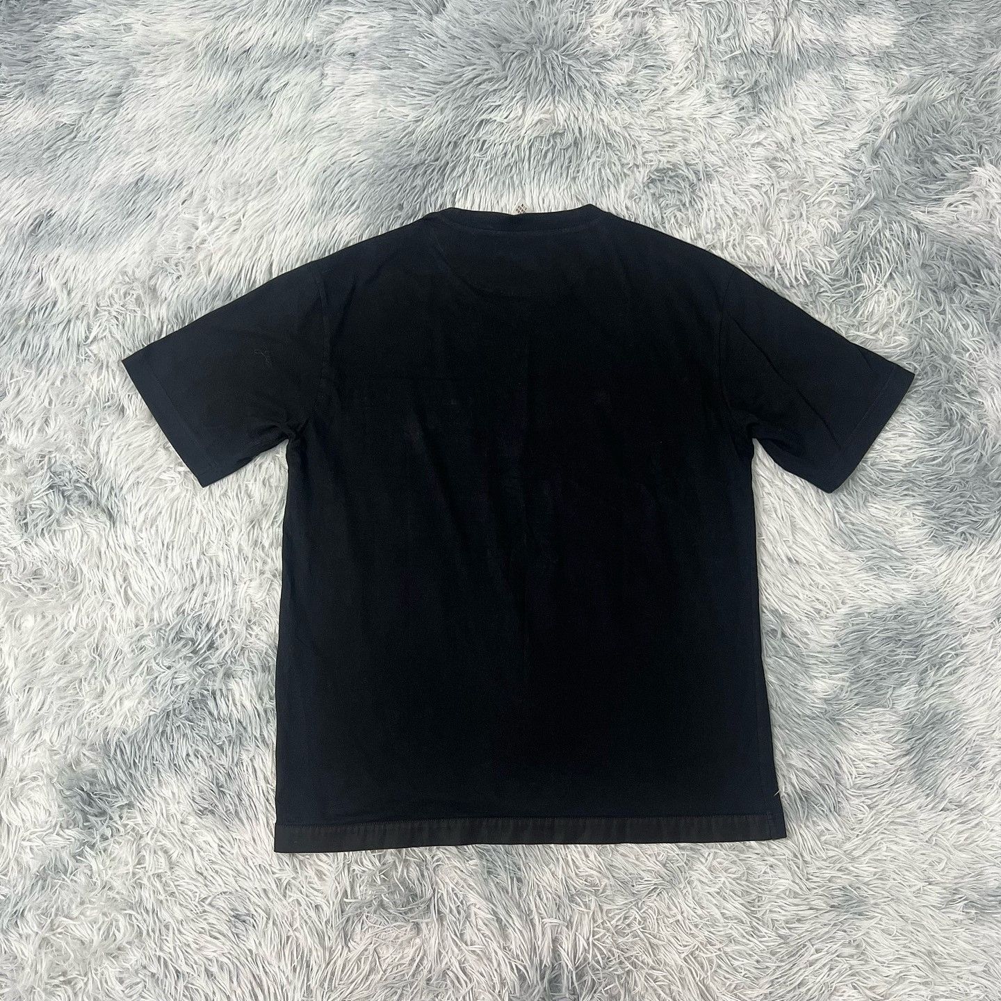 Prada Triangle Logo Pocket T-Shirt in Black Size US M / EU 48-50 / 2 - 2 Thumbnail