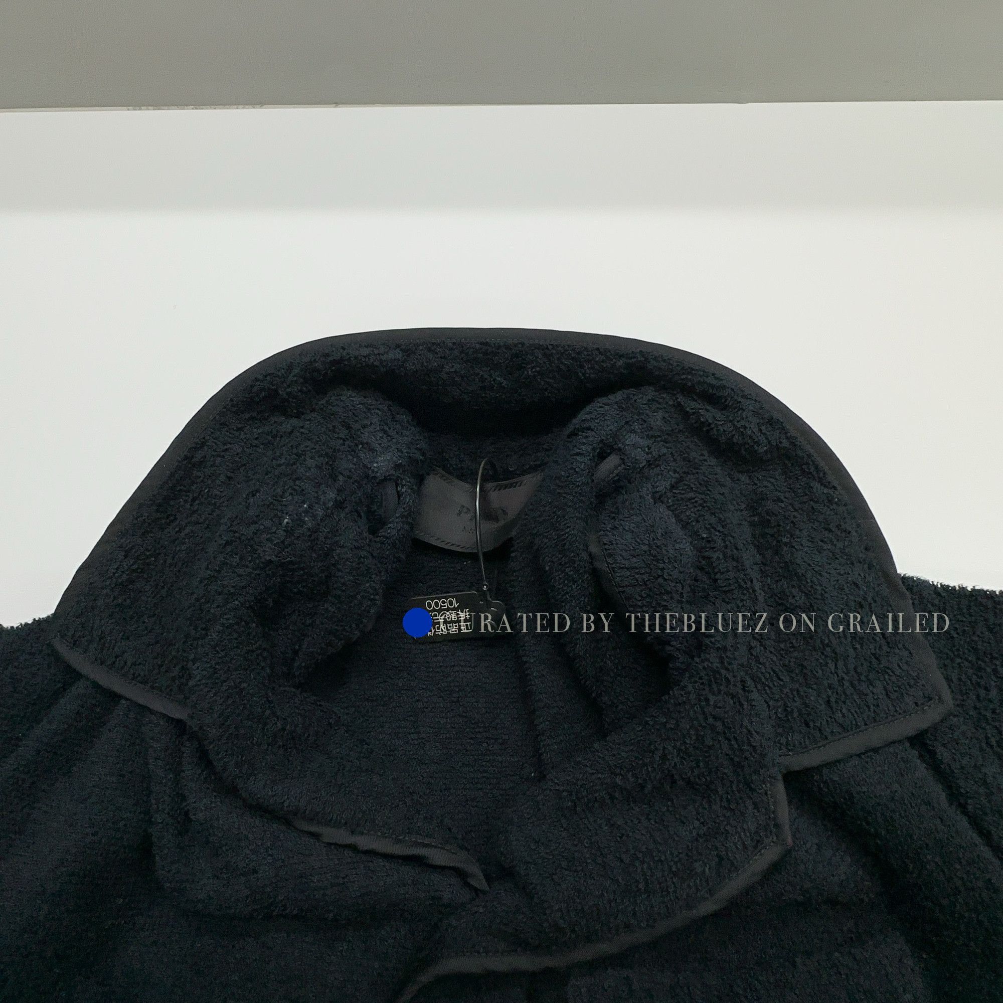 Prada Terry Cloth Button Up Shirt in Black Size US XL / EU 56 / 4 - 6 Thumbnail