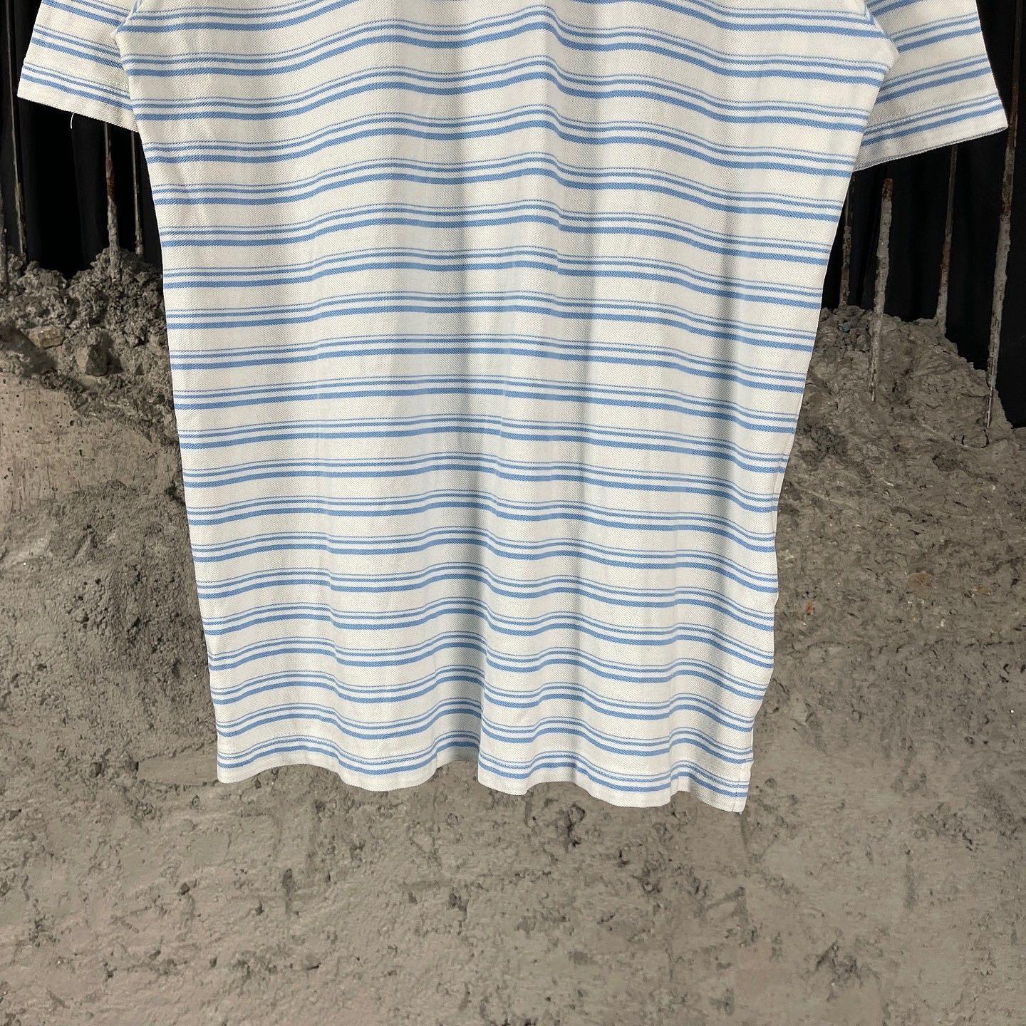 Prada Striped Polo Shirt in Blue Size US M / EU 48-50 / 2 - 6 Thumbnail