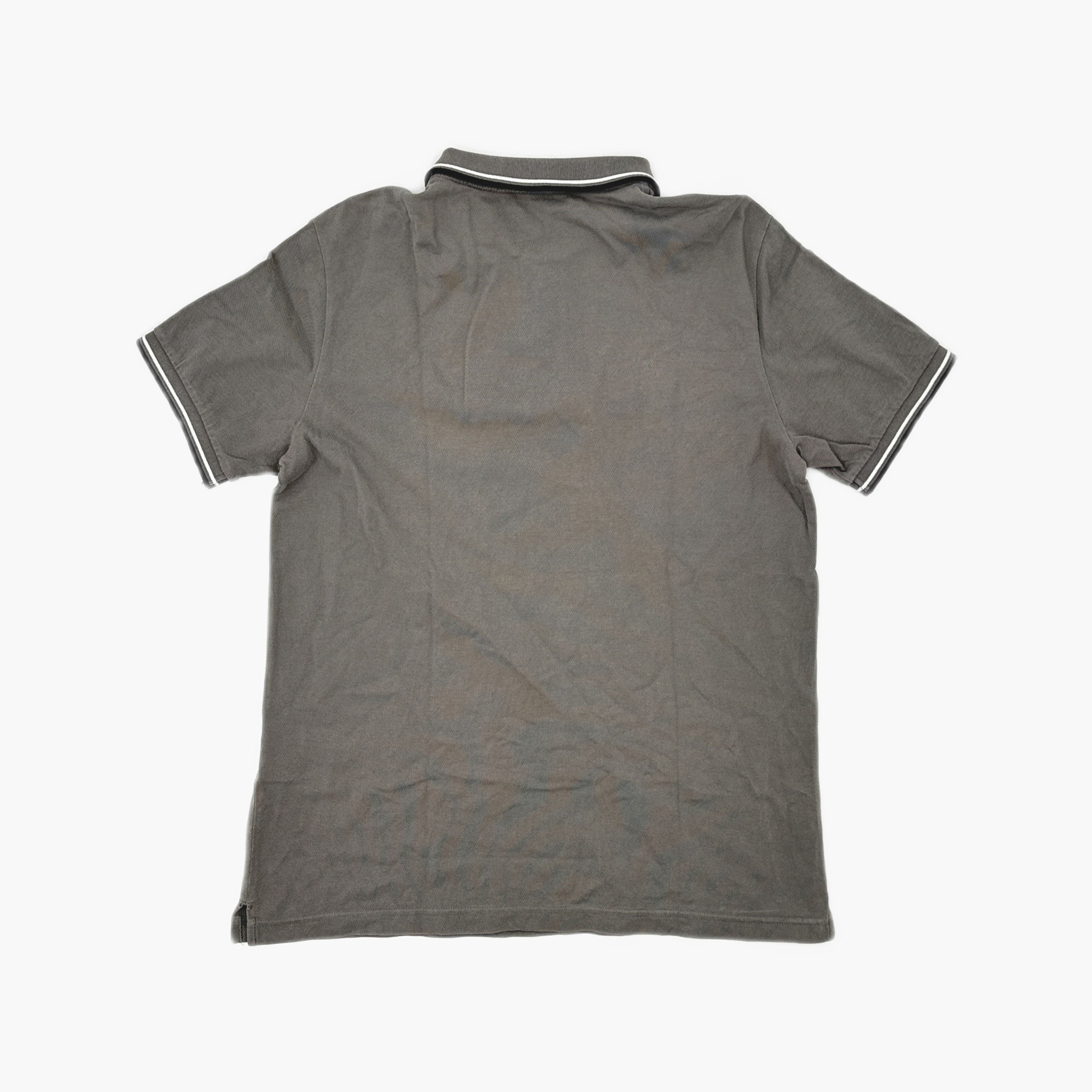 Prada Striped Collar Polo Shirt in Gray - Size XL Size US XL / EU 56 / 4 - 2 Thumbnail