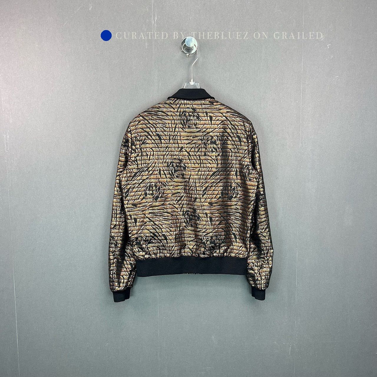 Saint Laurent Paris Iridescent Bomber Jacket in Size M Size US M / EU 48-50 / 2 - 2 Thumbnail