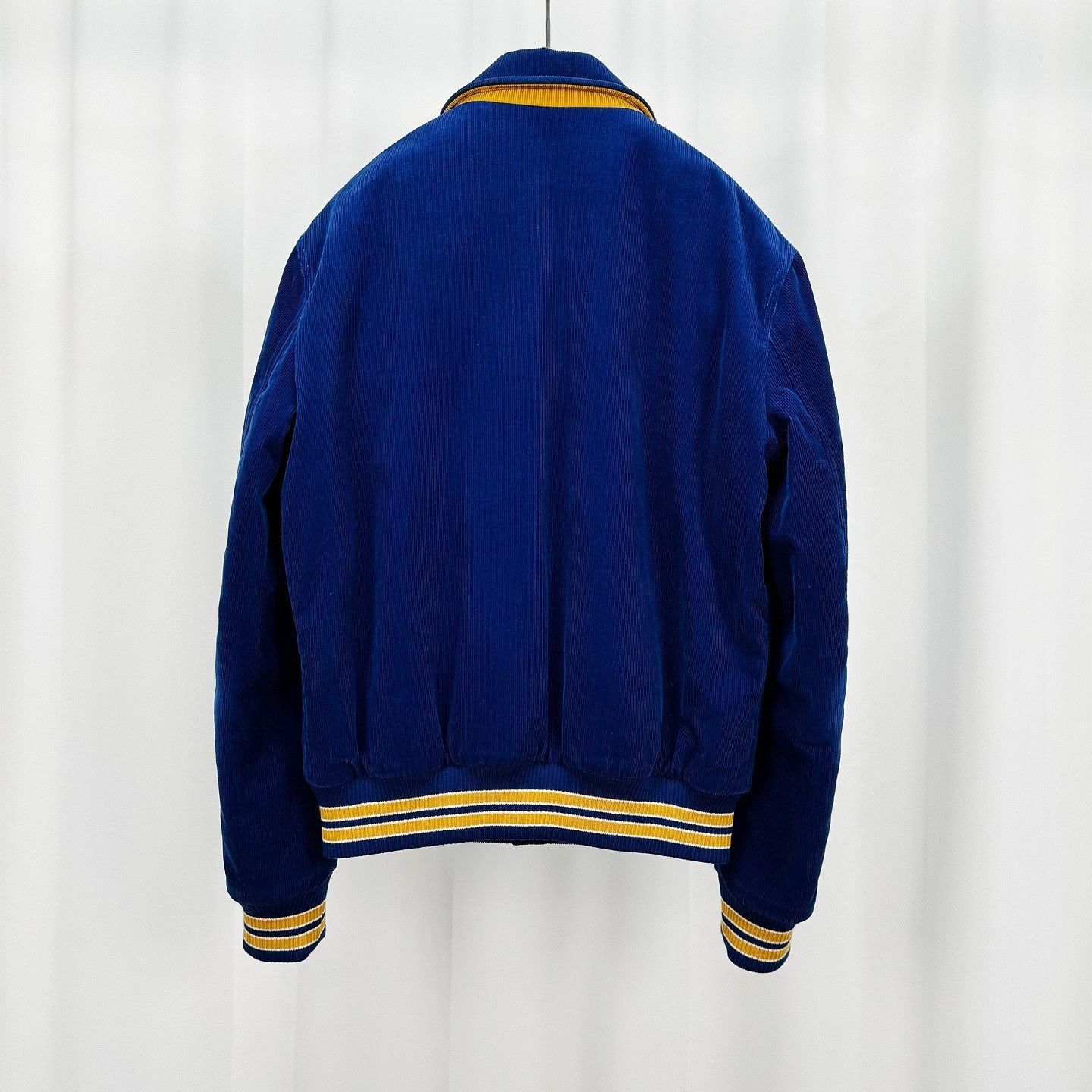 Saint Laurent Paris Vintage Corduroy Bomber Jacket in Blue Size US S / EU 44-46 / 1 - 2 Thumbnail