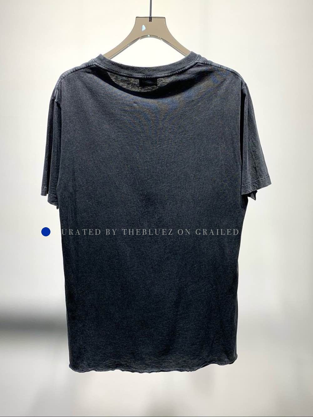 Saint Laurent Paris Washed Logo T-Shirt in Black Size US L / EU 52-54 / 3 - 2 Thumbnail