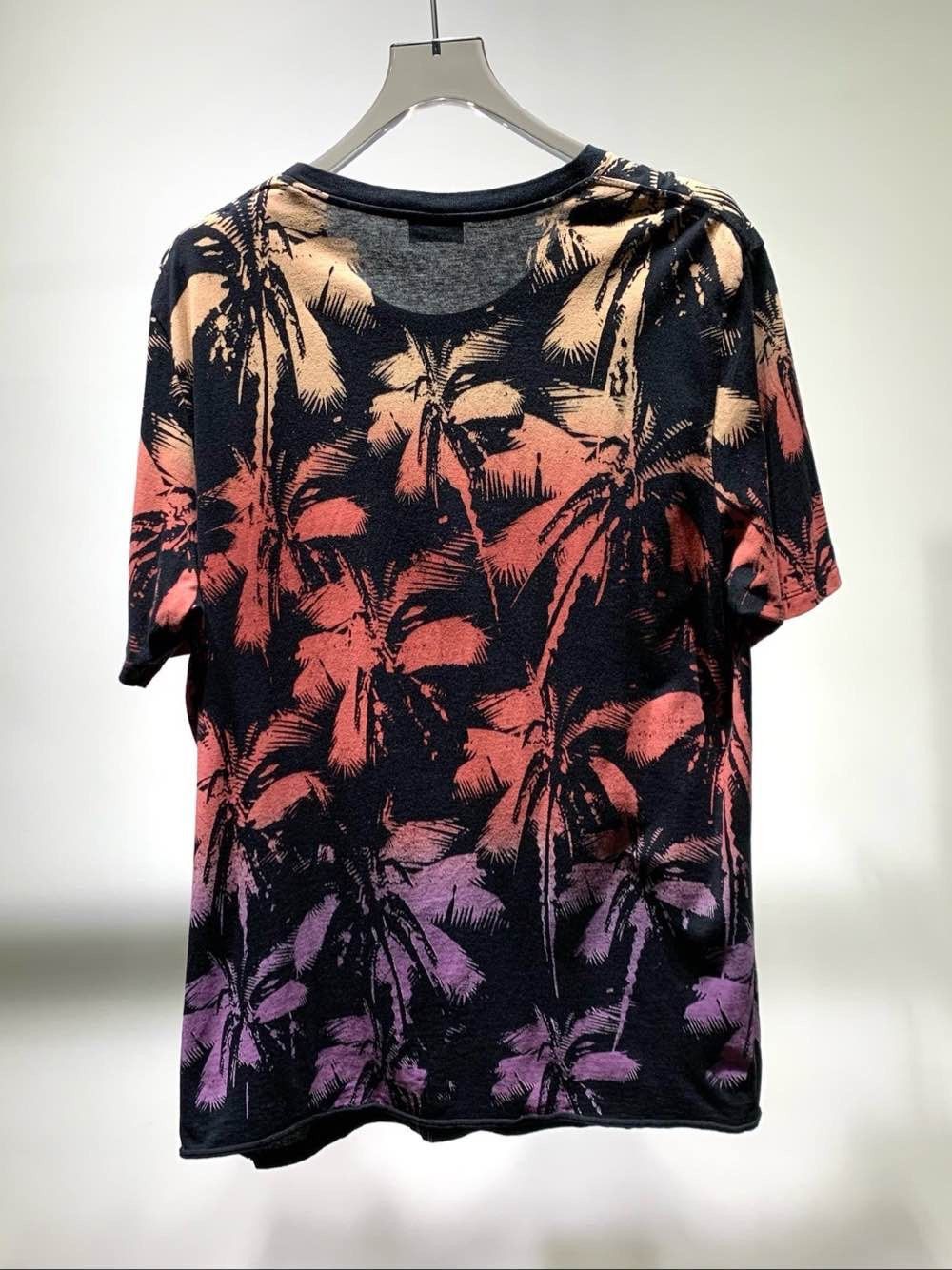 Saint Laurent Paris Palm Print T-Shirt in Multi Size US L / EU 52-54 / 3 - 2 Thumbnail