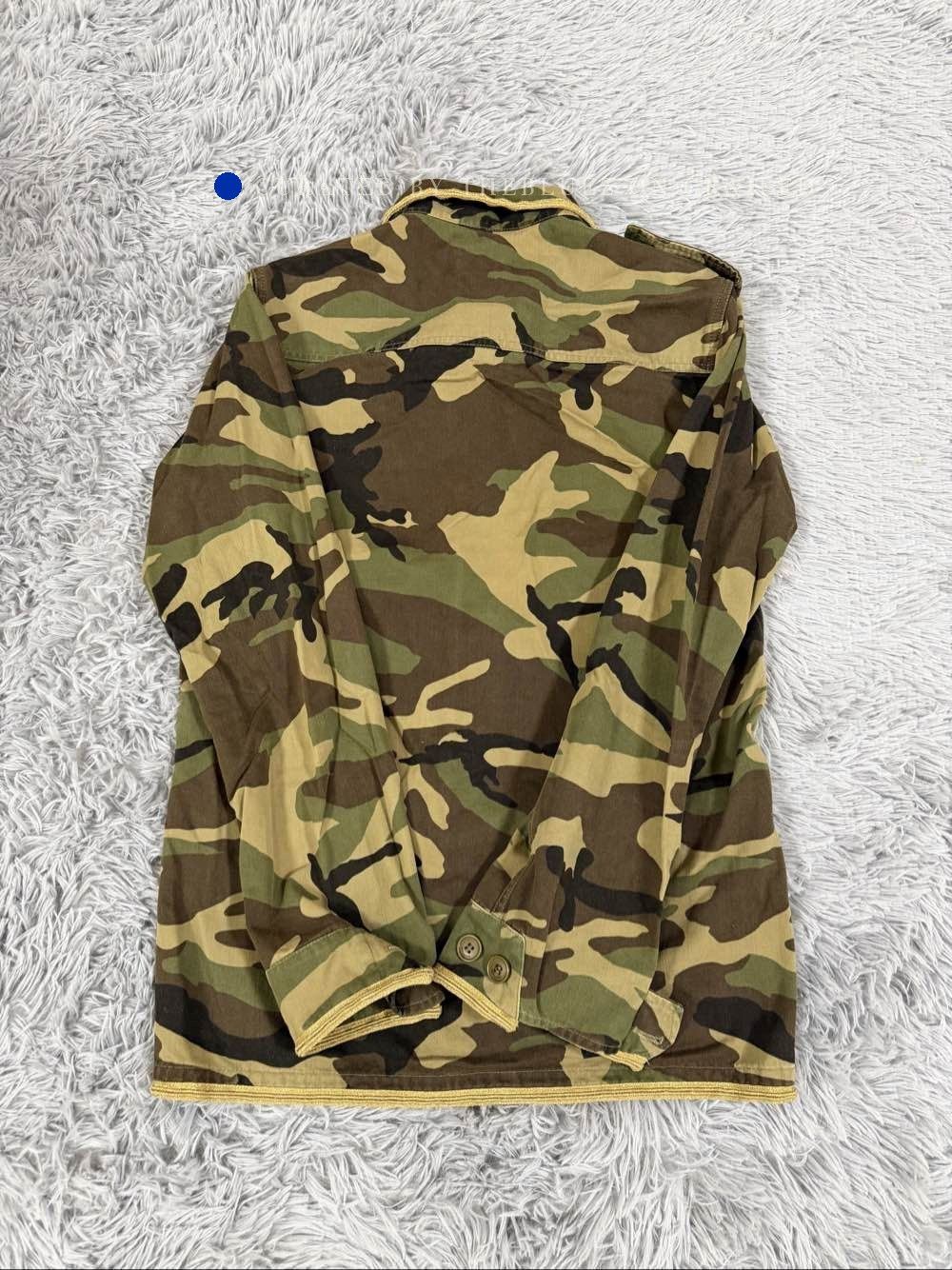 Saint Laurent Paris Camo Print Light Jacket in Multi Colors Size US S / EU 44-46 / 1 - 2 Thumbnail