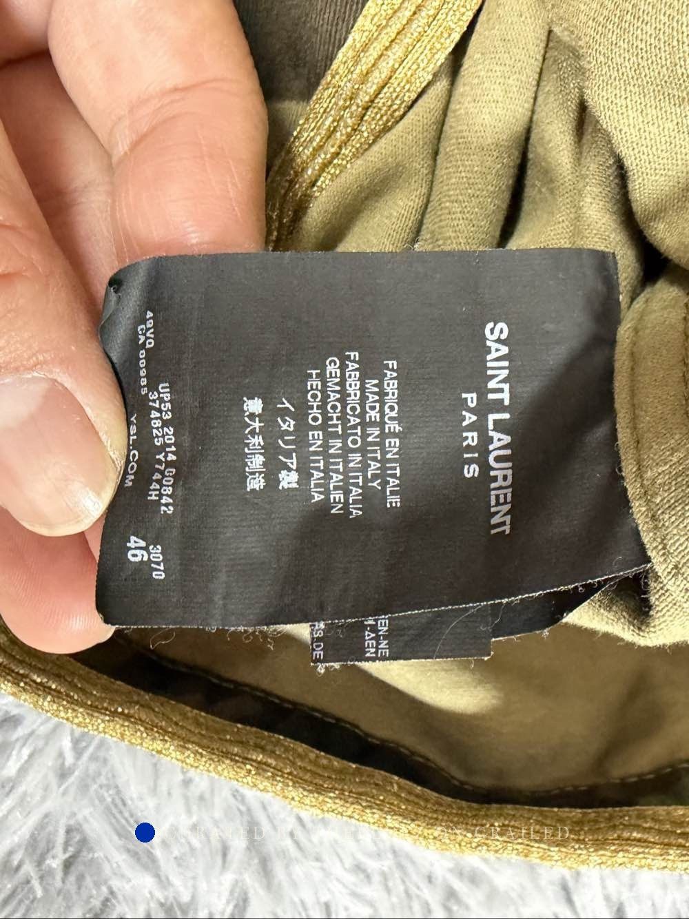 Saint Laurent Paris Camo Print Light Jacket in Multi Colors Size US S / EU 44-46 / 1 - 4 Thumbnail