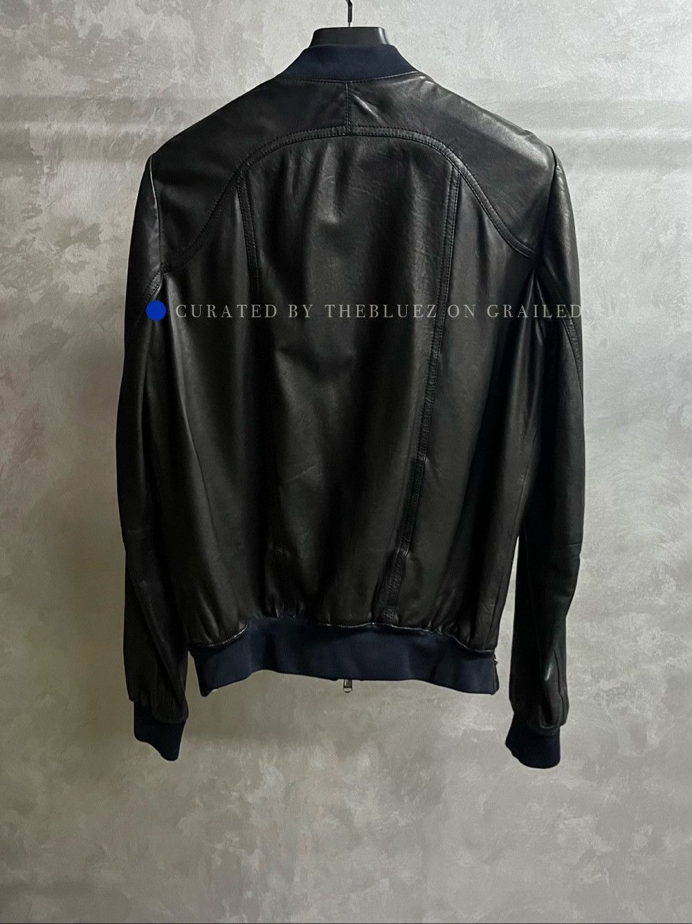 Saint Laurent Paris Black Leather Bomber Jacket Size US M / EU 48-50 / 2 - 2 Thumbnail