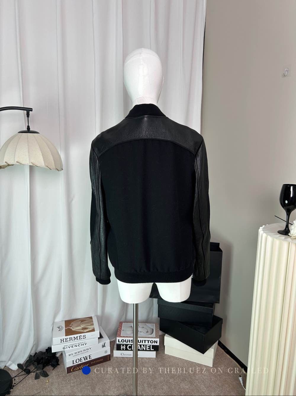 Saint Laurent Paris Sleek Black Leather Bomber Jacket Size US S / EU 44-46 / 1 - 2 Thumbnail