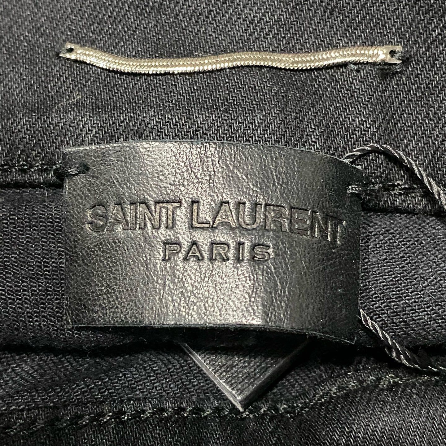 Saint Laurent Paris Black Stretch Denim Jeans, Size 36 Size US 36 / EU 52 - 3 Thumbnail