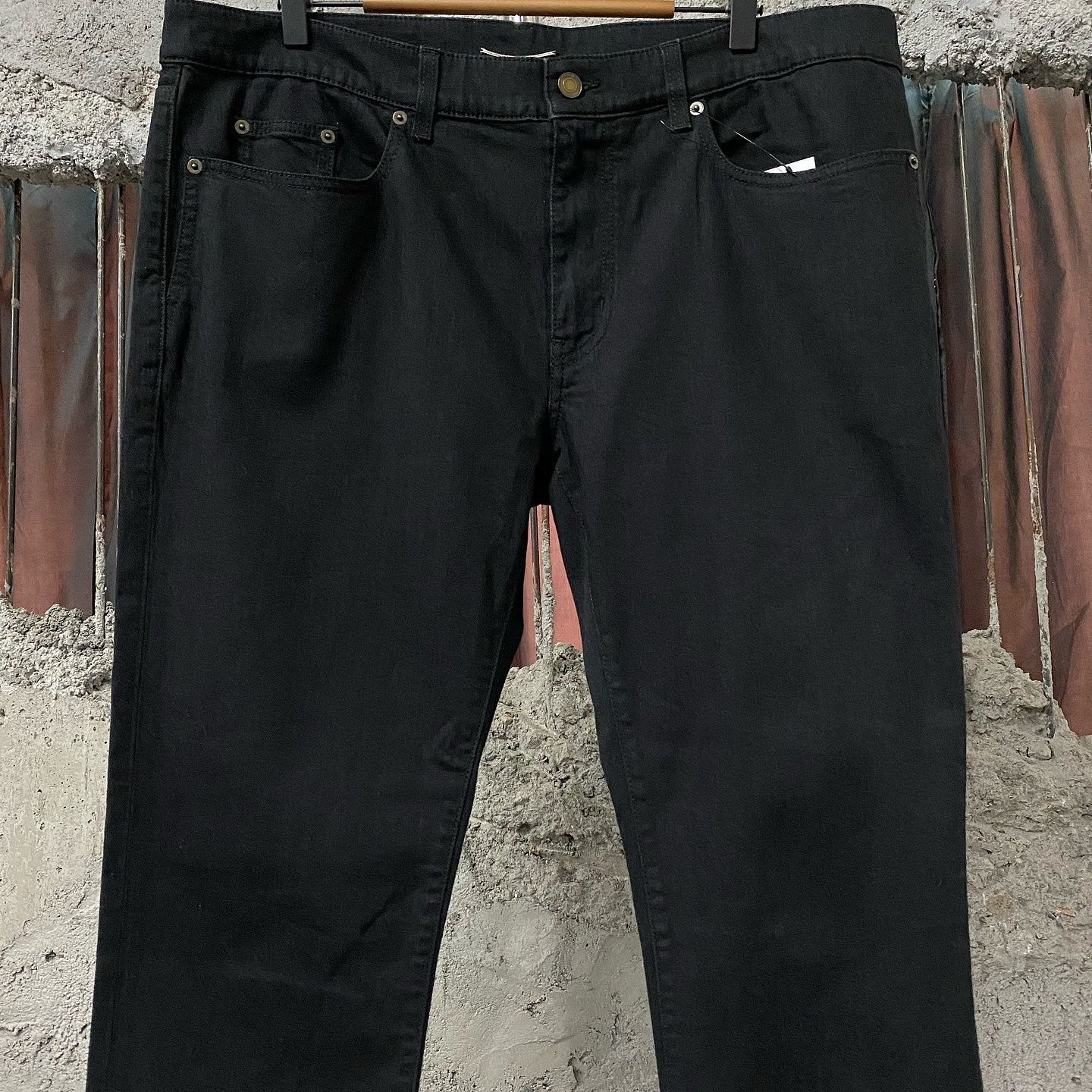 Saint Laurent Paris Black Stretch Denim Jeans, Size 36 Size US 36 / EU 52 - 5 Thumbnail