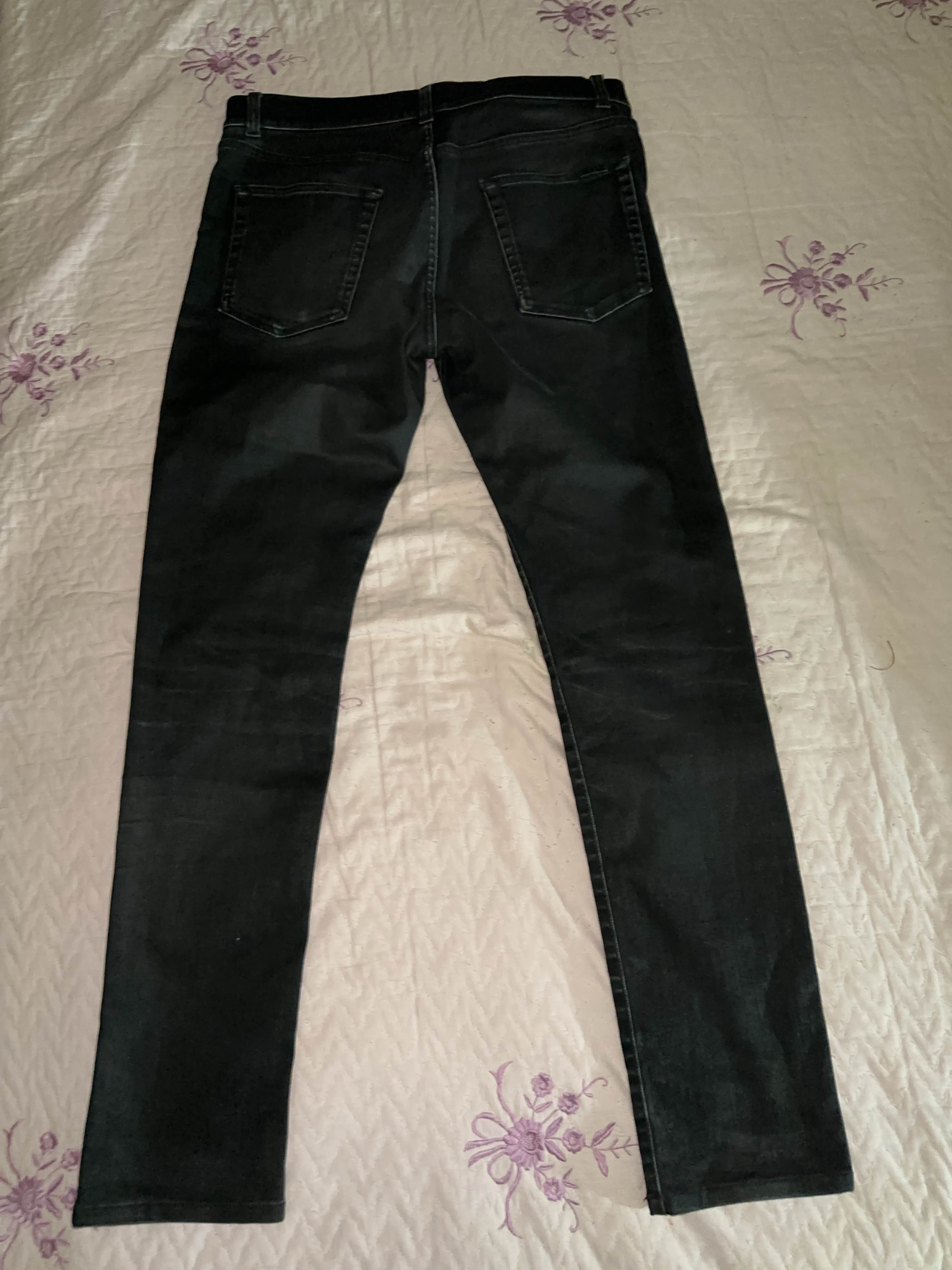 Saint Laurent Paris Classic Black Denim Jeans, Size 32 Size US 32 / EU 48 - 2 Thumbnail