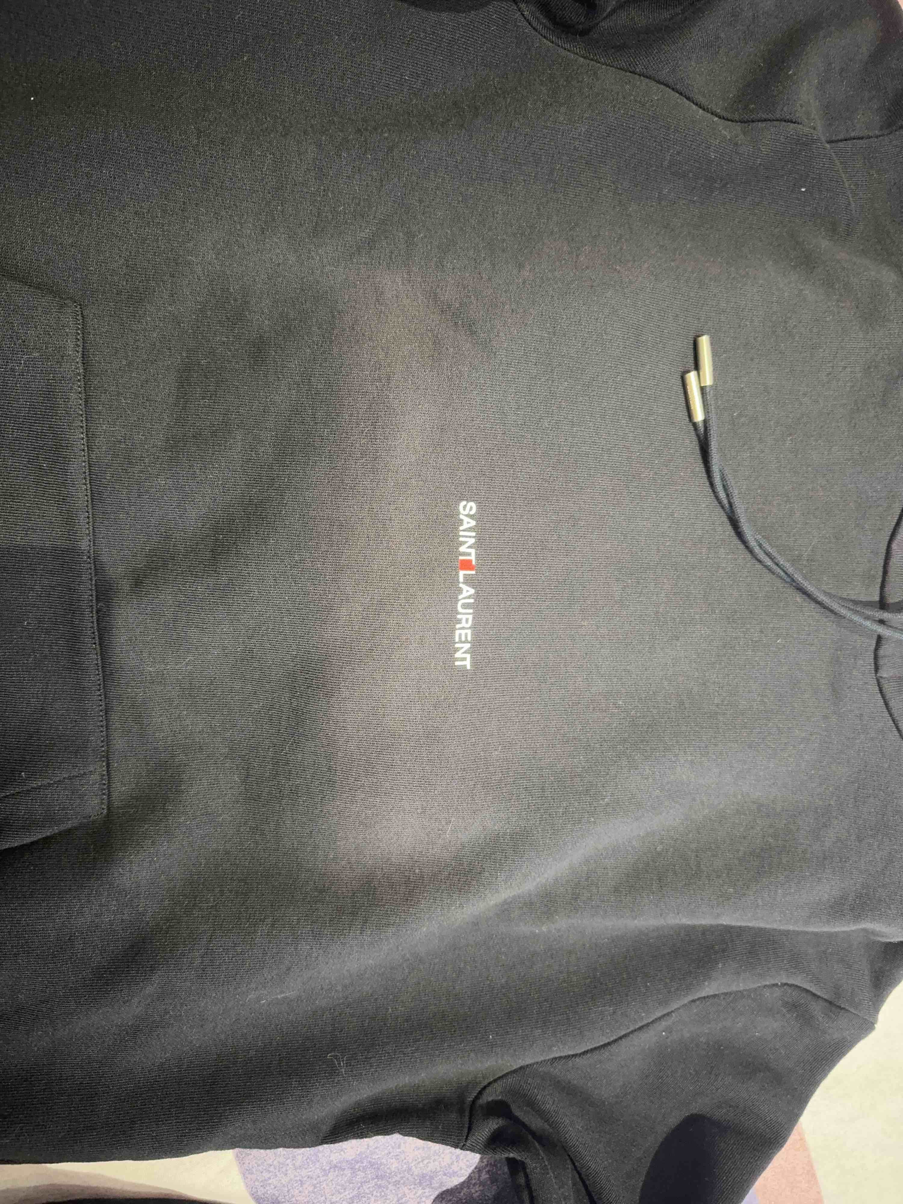 Saint Laurent Paris Minimalist Logo Hoodie in Black Size US XS / EU 42 / 0 - 9 Thumbnail