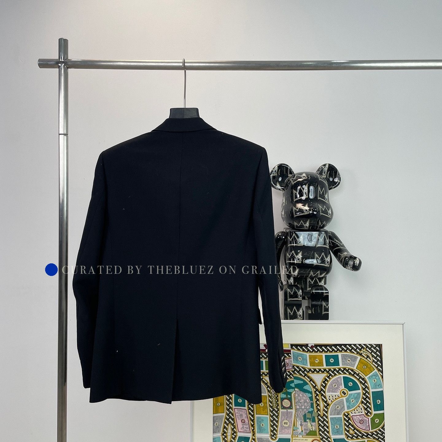 Saint Laurent Paris Classic Black Single Breasted Blazer Size US M / EU 48-50 / 2 - 2 Thumbnail