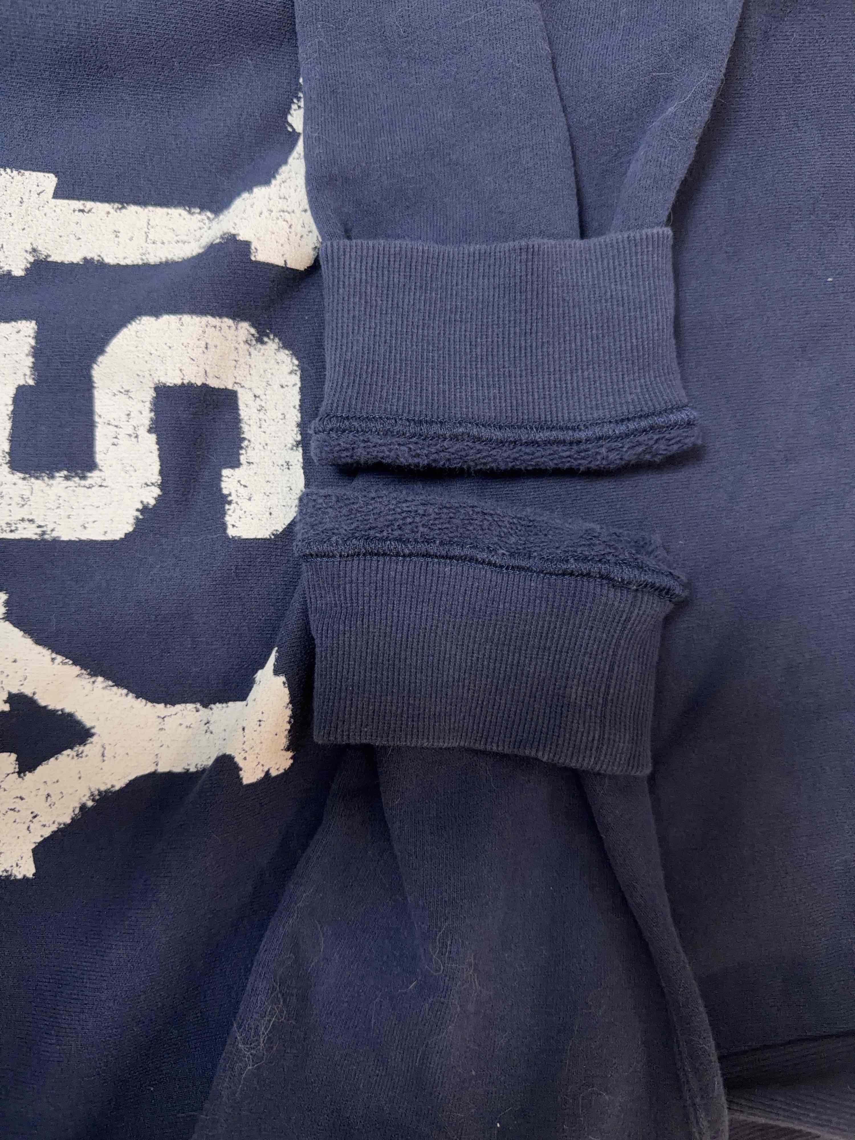 Saint Laurent Paris YSL Logo Sweatshirt in Blue Size US XL / EU 56 / 4 - 5 Thumbnail