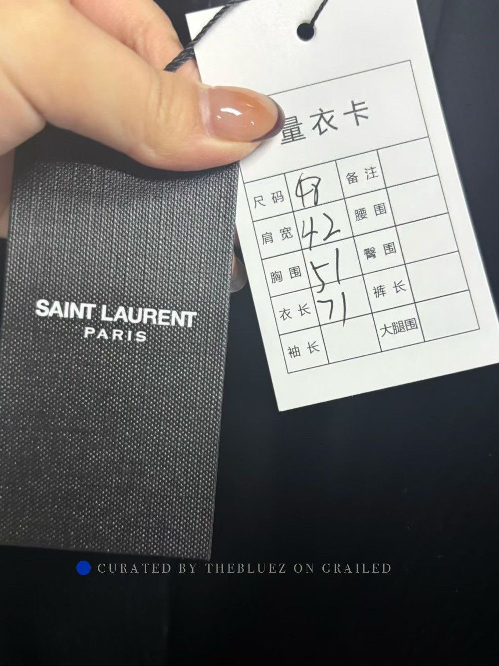 Saint Laurent Paris Classic Black Blazer in Size 38R Size US M / EU 48-50 / 2 - 5 Thumbnail