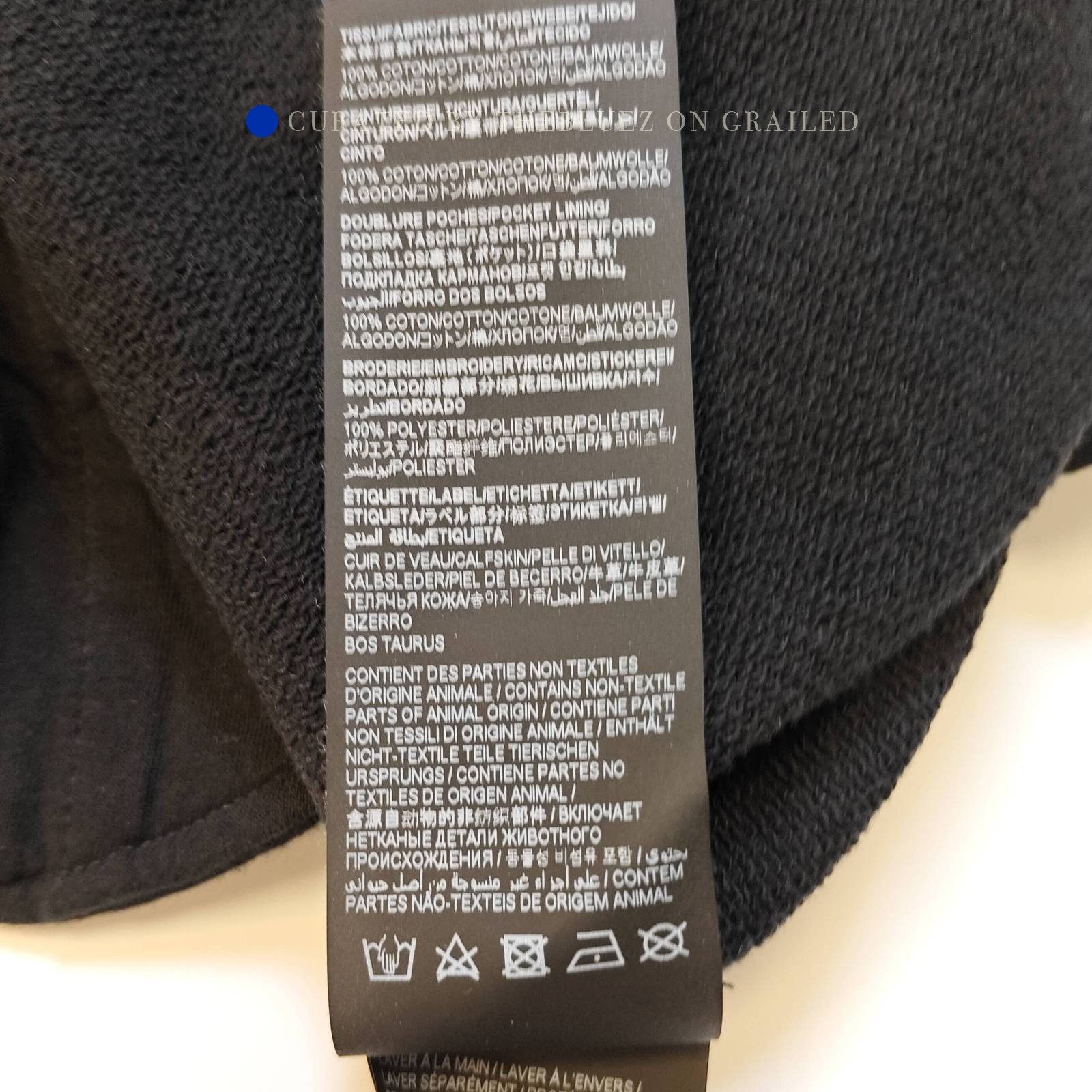 Saint Laurent Paris Black Logo Print Sweatpants, Size 34 Size US 34 / EU 50 - 10 Thumbnail