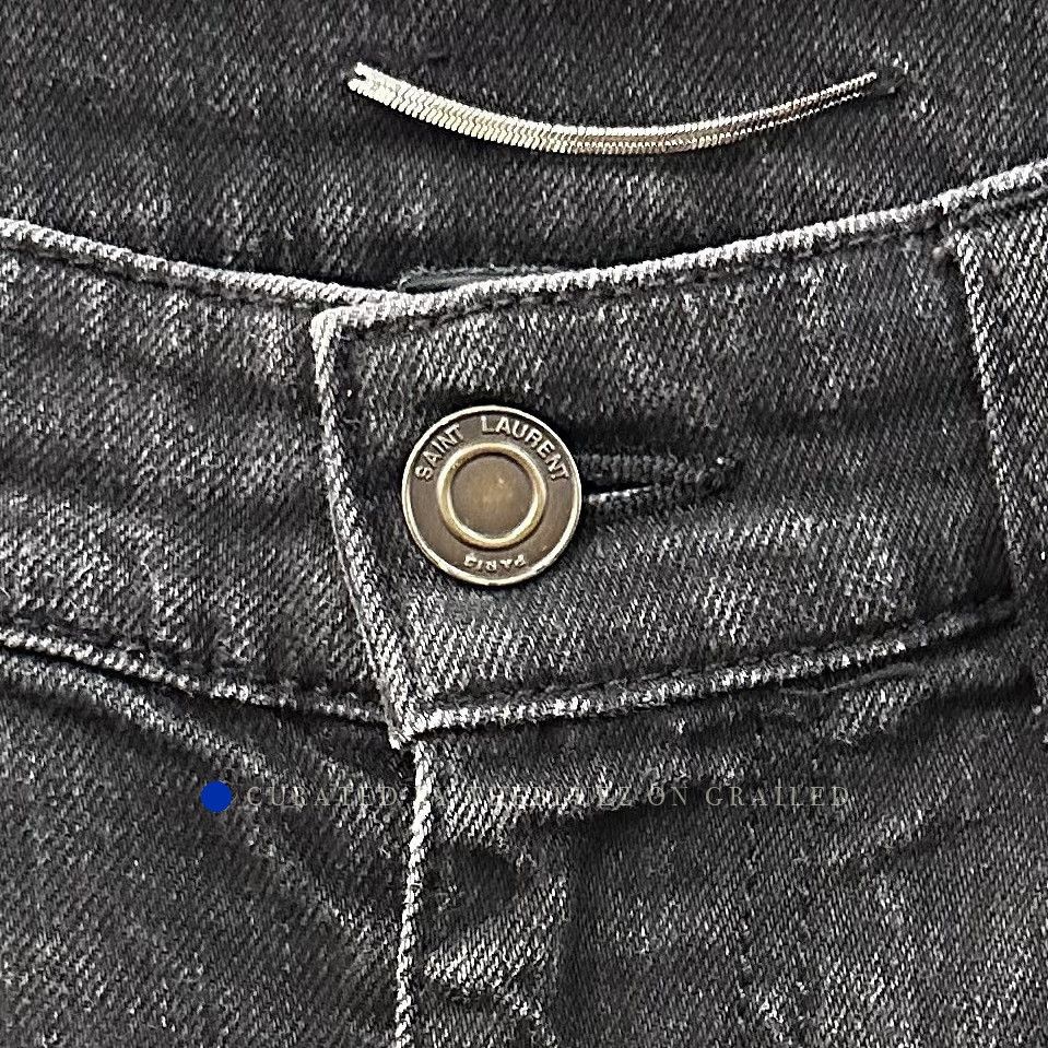 Saint Laurent Paris Black Skinny Jeans Size 30 Size US 30 / EU 46 - 5 Thumbnail