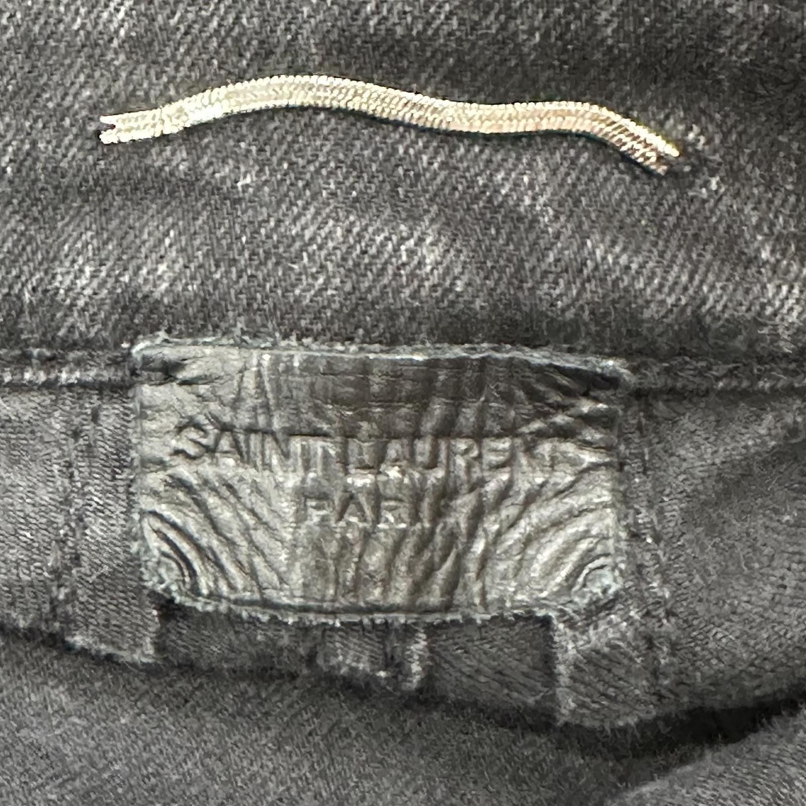 Saint Laurent Paris Black Skinny Jeans Size 30 Size US 30 / EU 46 - 3 Thumbnail