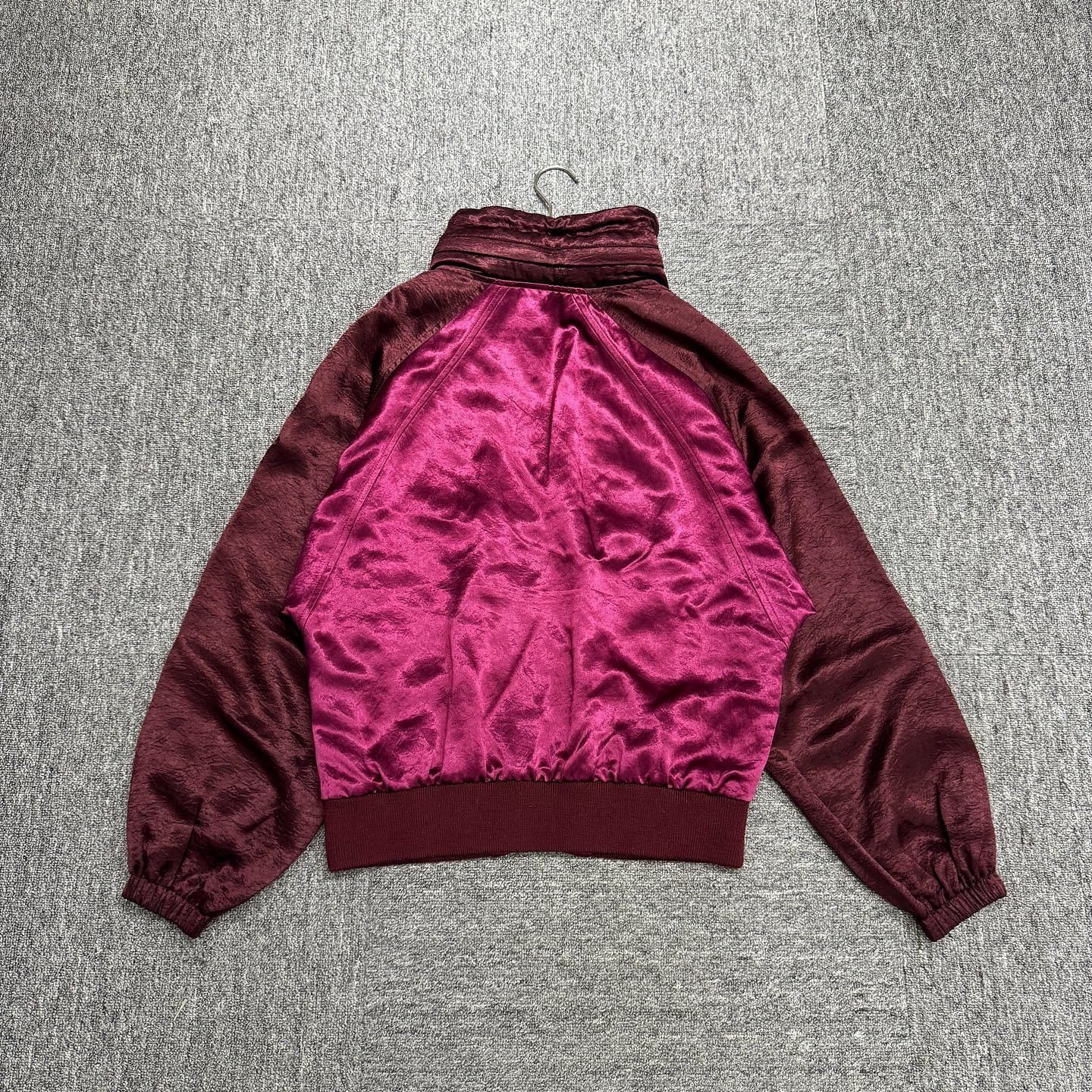 Saint Laurent Paris Burgundy Zip Up Jacket in Red Size US S / EU 44-46 / 1 - 2 Thumbnail