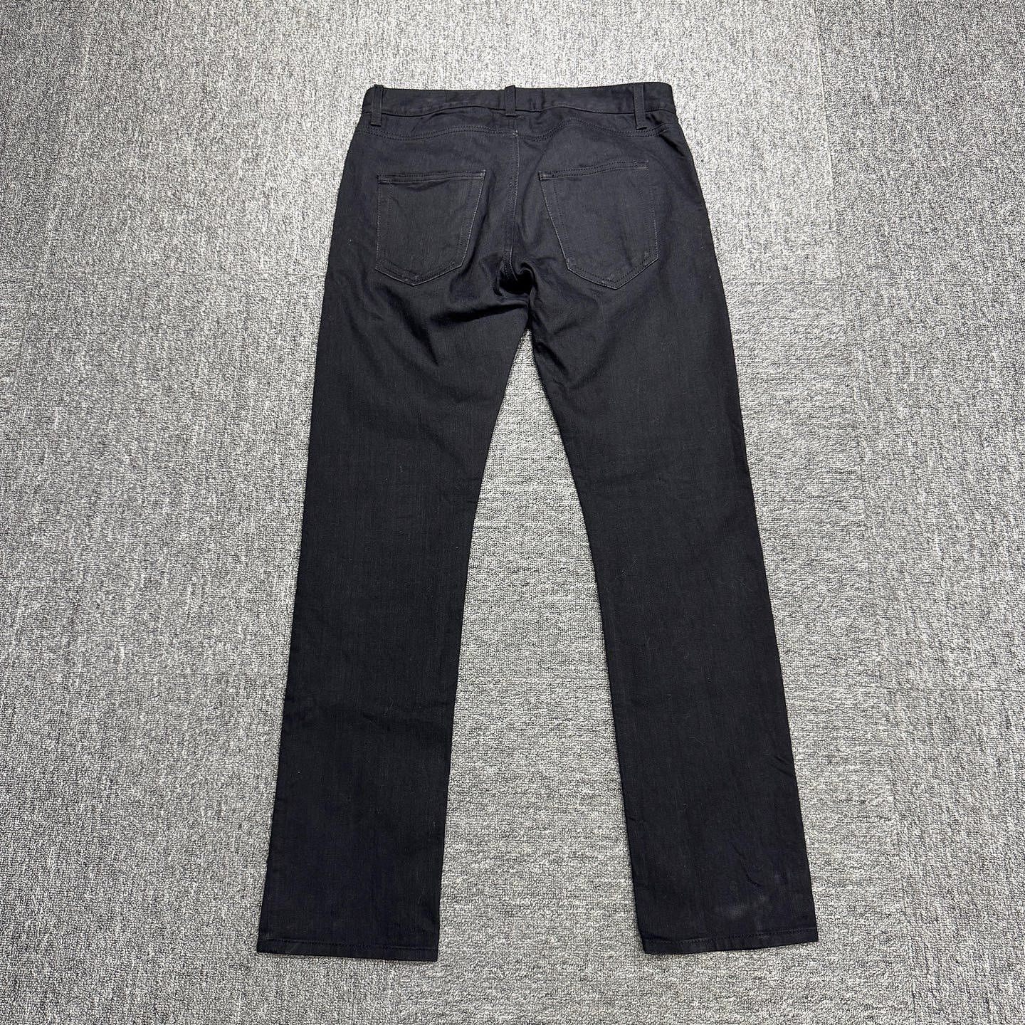 Saint Laurent Paris Black Denim Jeans in Size 31 Size US 32 / EU 48 - 2 Thumbnail