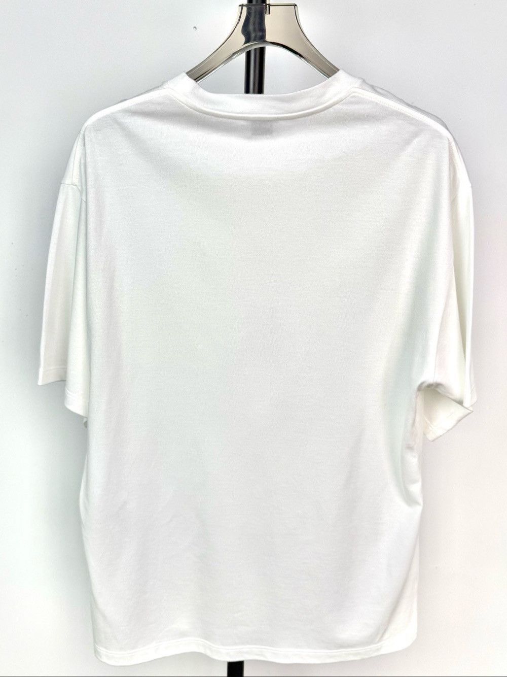 Saint Laurent Paris Minimalist Logo Patch Tee in White Size US XL / EU 56 / 4 - 2 Thumbnail