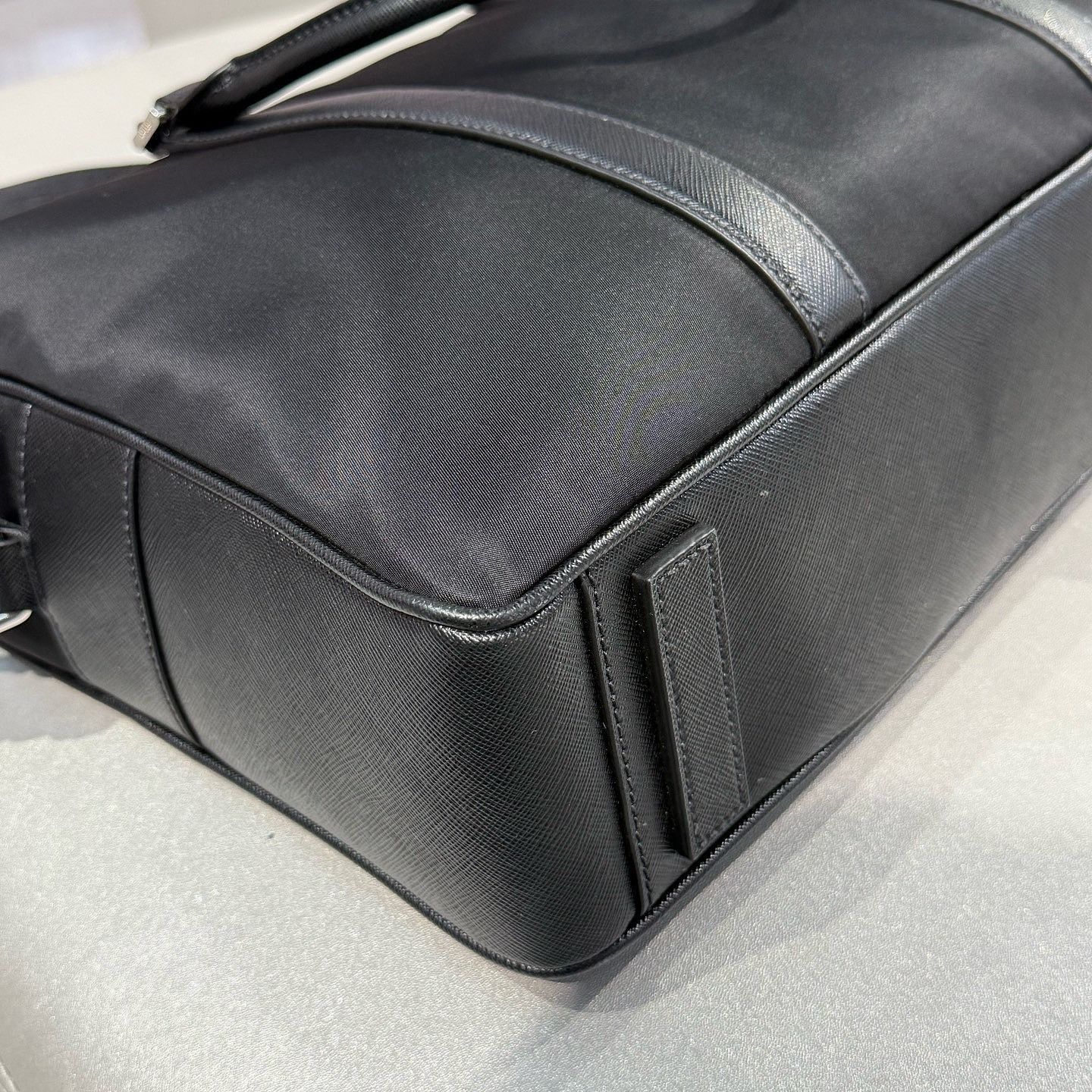Prada Sleek Black Nylon Briefcase Size ONE SIZE - 10 Thumbnail