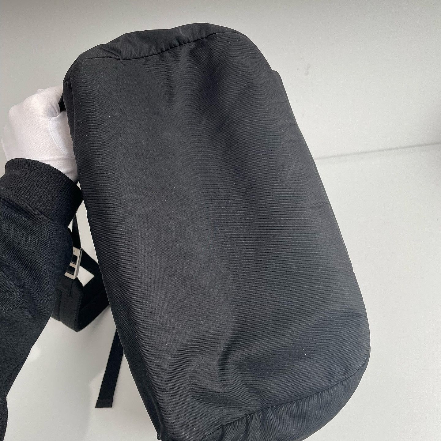 Prada Minimalist Nylon Backpack in Black Size ONE SIZE - 16 Thumbnail