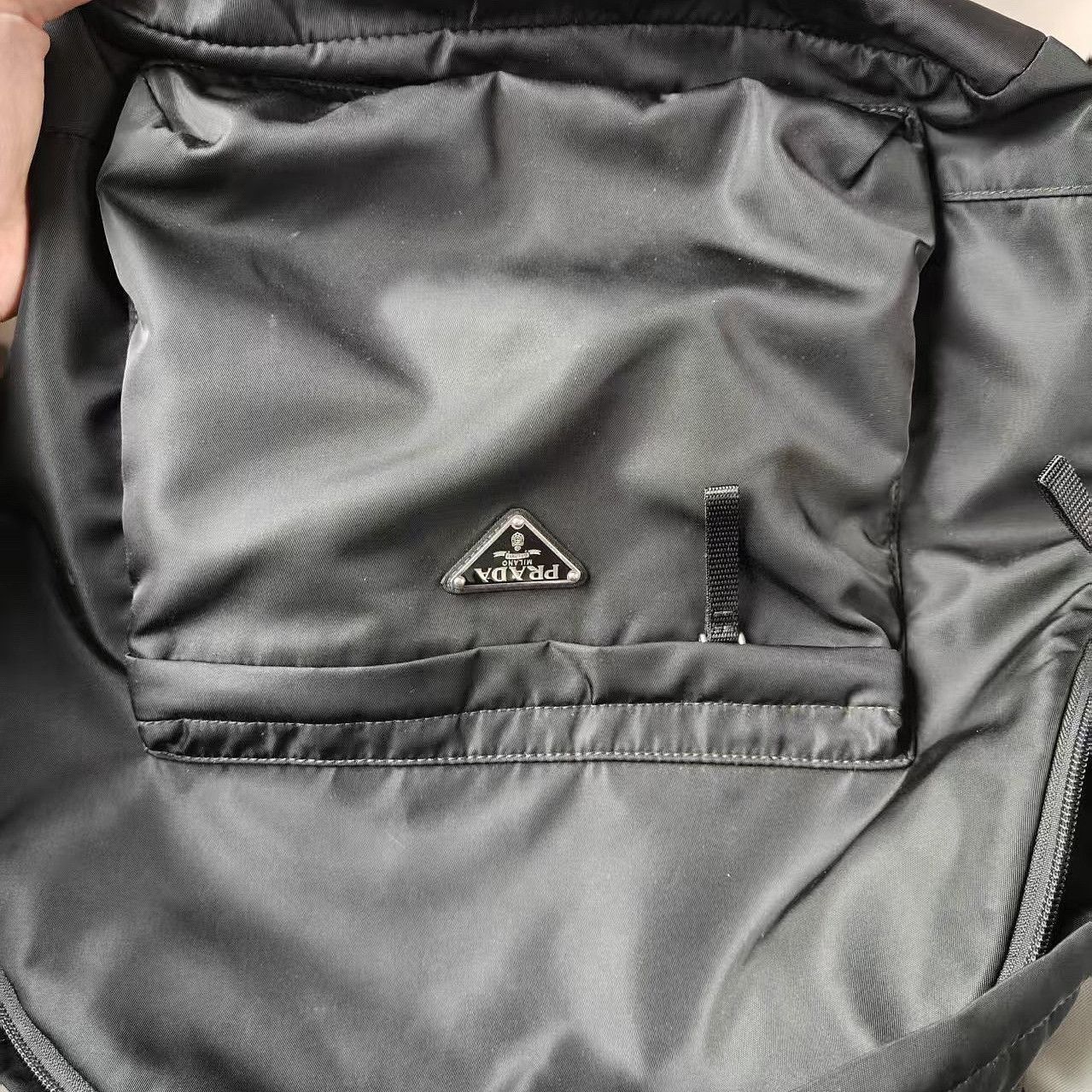 Prada Minimalist Nylon Backpack in Black Size ONE SIZE - 6 Thumbnail