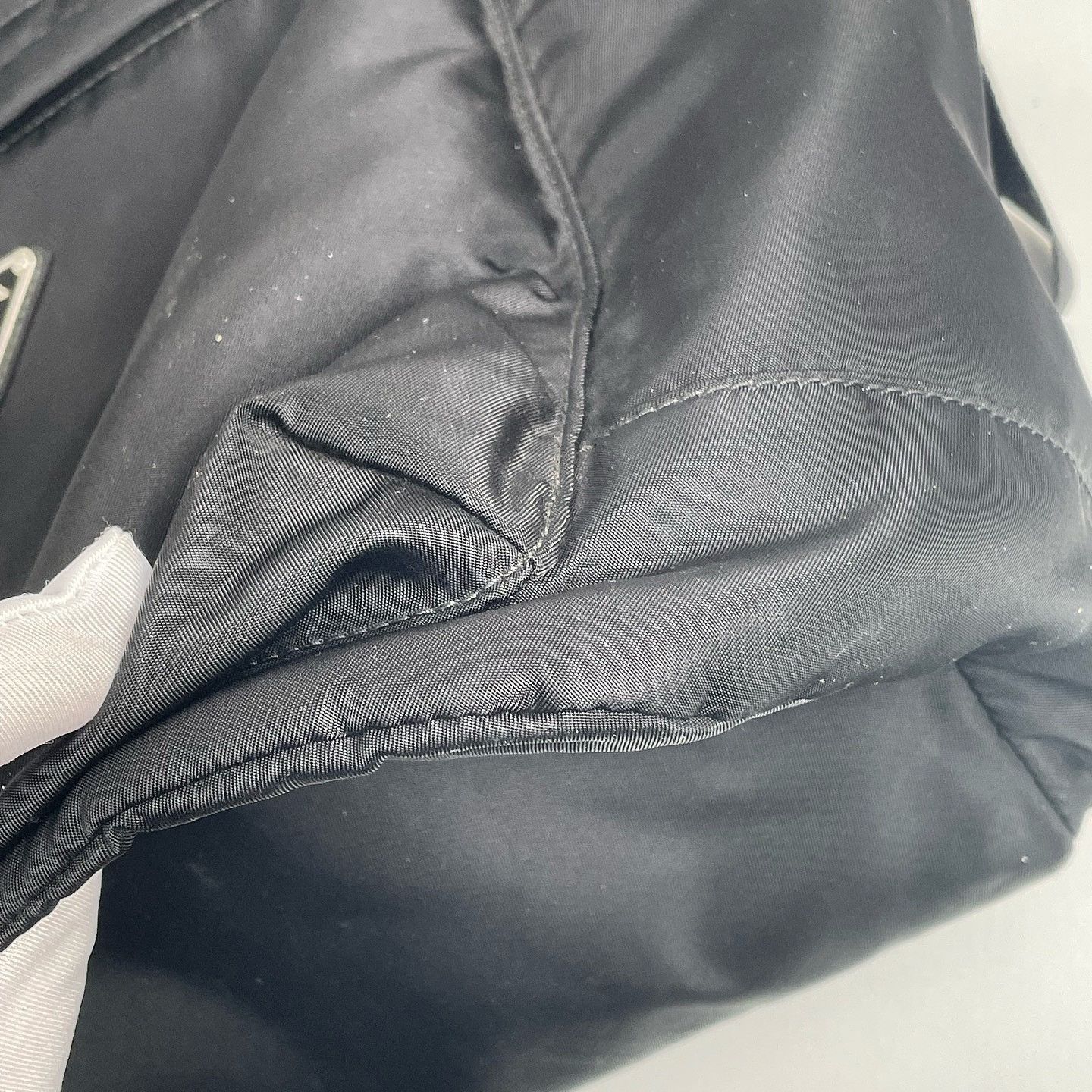 Prada Minimalist Nylon Backpack in Black Size ONE SIZE - 19 Thumbnail