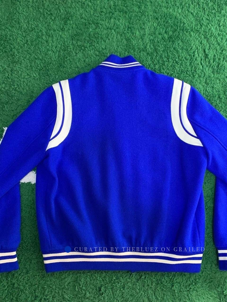 Saint Laurent Paris Blue Wool Bomber Jacket Size M Size US M / EU 48-50 / 2 - 2 Thumbnail