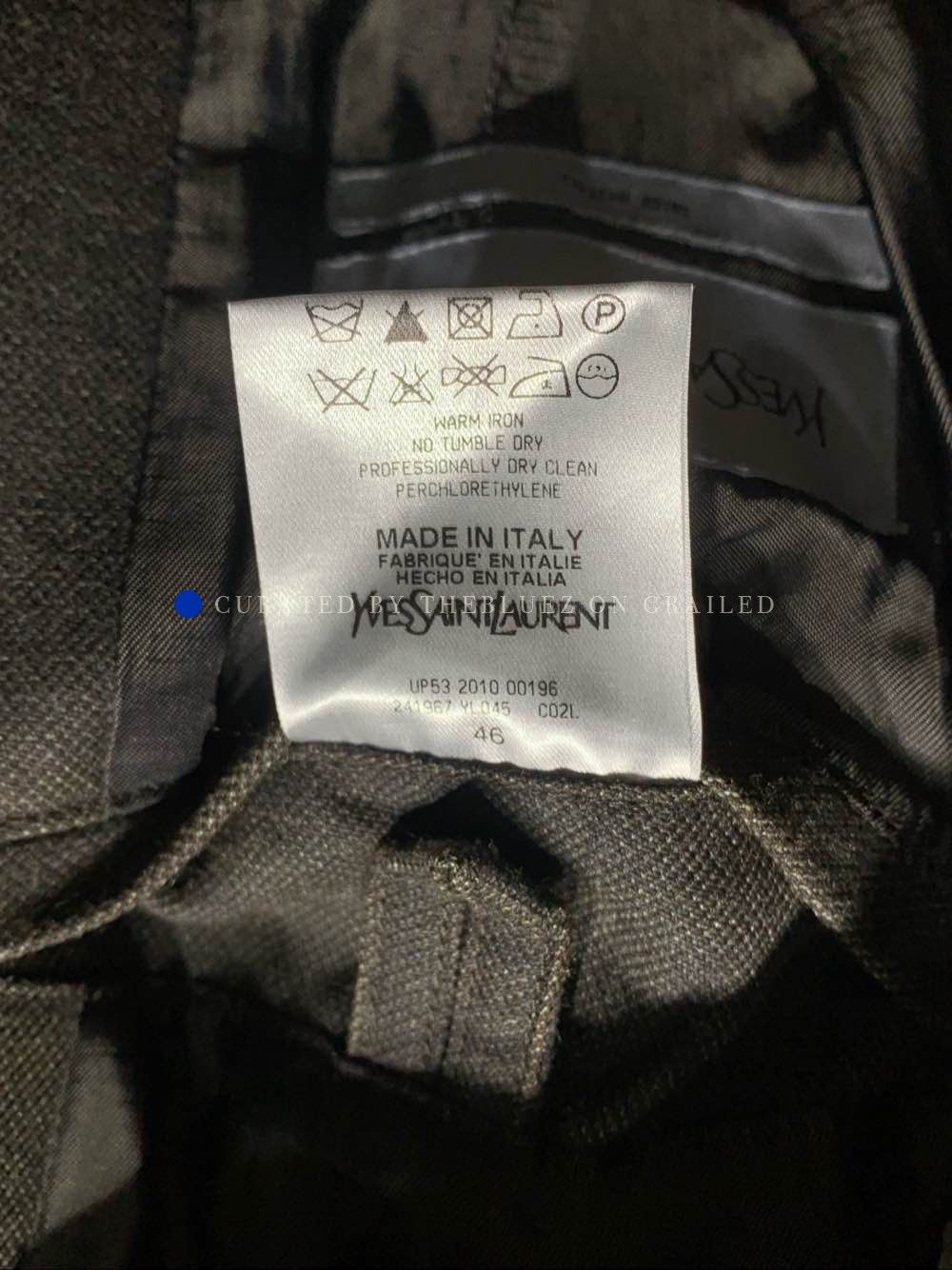 Saint Laurent Paris Military-Inspired Utility Jacket in Black Size US S / EU 44-46 / 1 - 4 Thumbnail