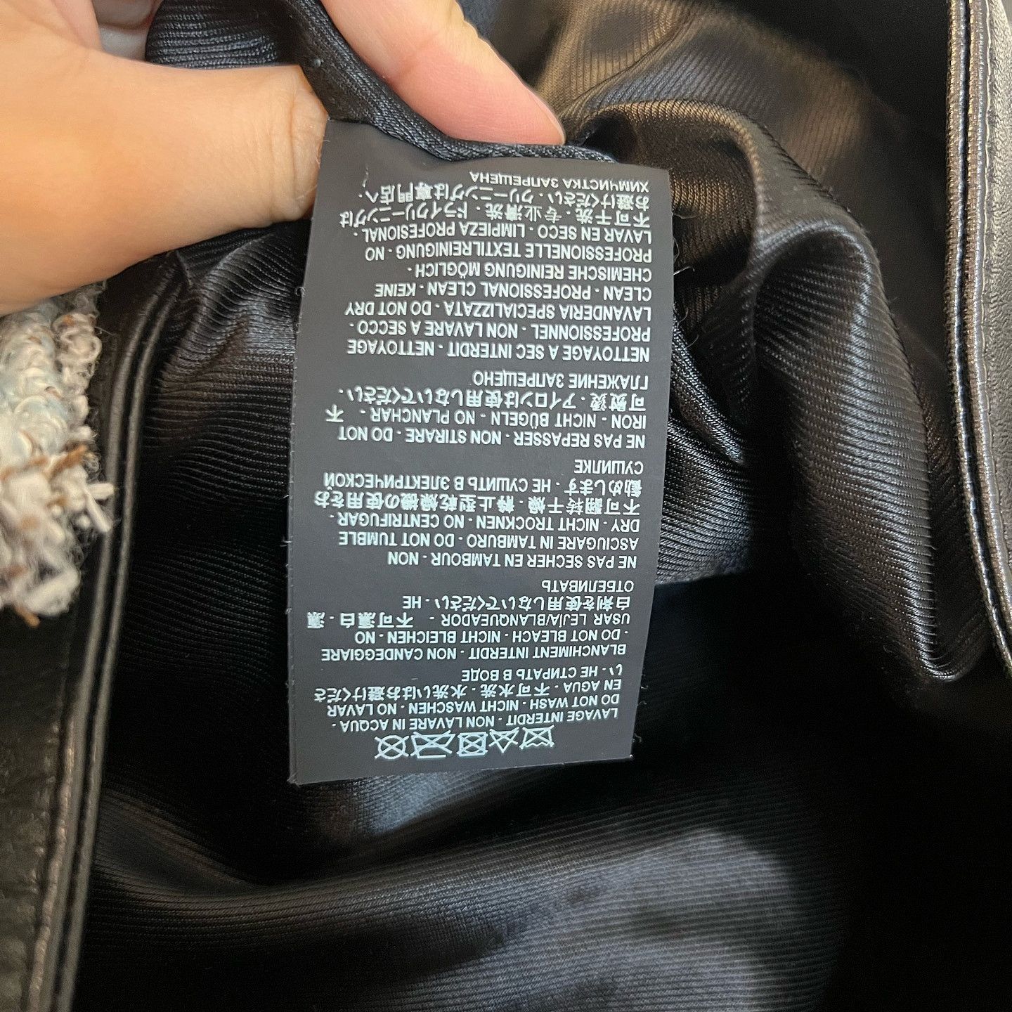 Saint Laurent Paris Classic Black Lambskin Leather Trucker Jacket Size US M / EU 48-50 / 2 - 15 Thumbnail