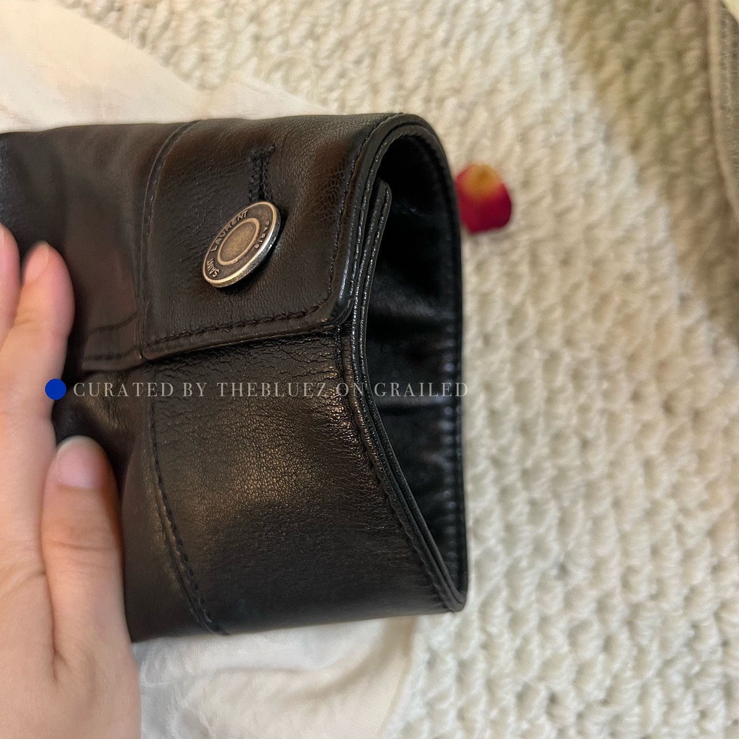 Saint Laurent Paris Classic Black Lambskin Leather Trucker Jacket Size US M / EU 48-50 / 2 - 11 Thumbnail